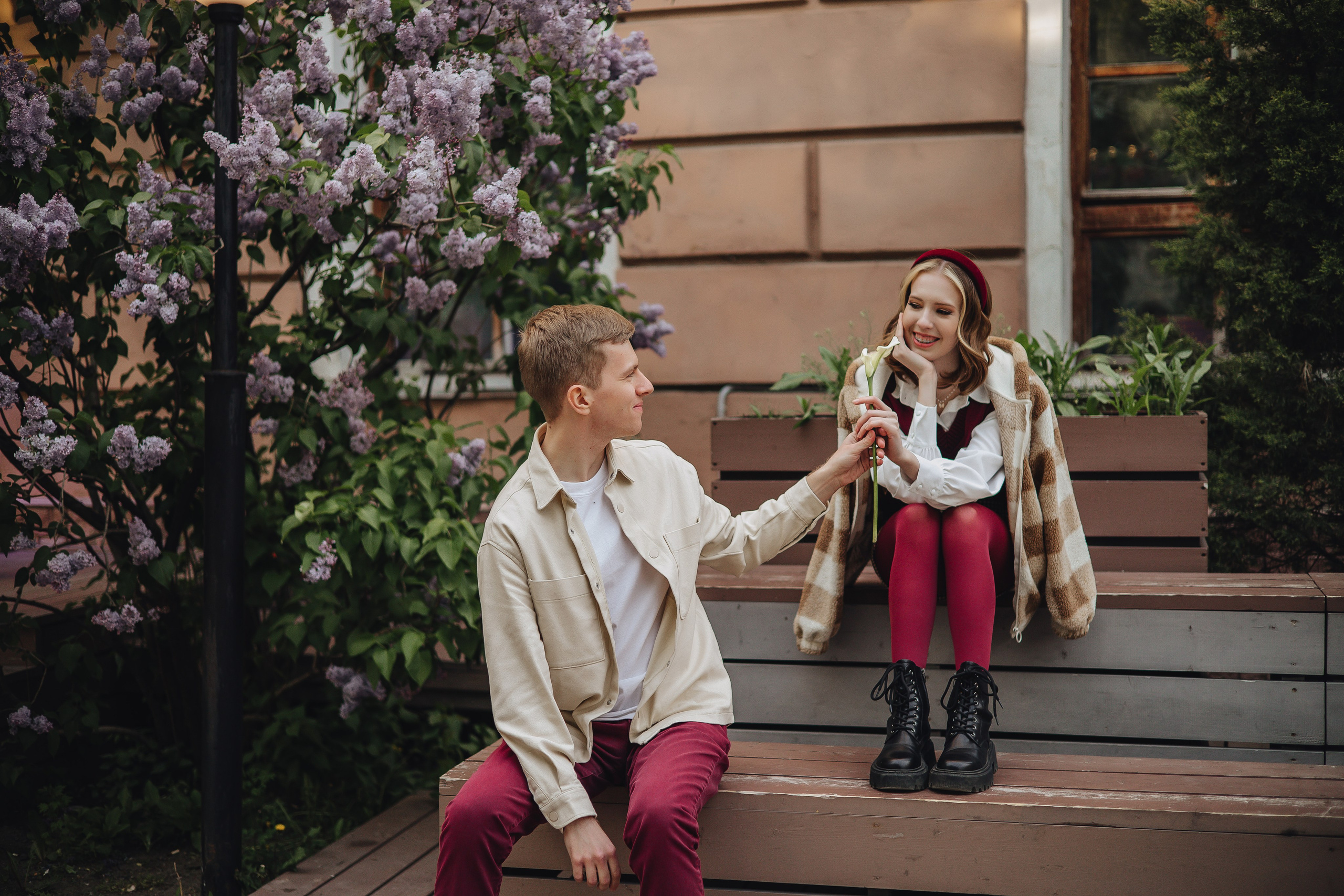 Андрей & Юля Сиреневое настроение. Свадебный и семейный фотограф Пушкин Царское Село СПБ Питер Санкт-Петербург и Рязань Ольга Козлова