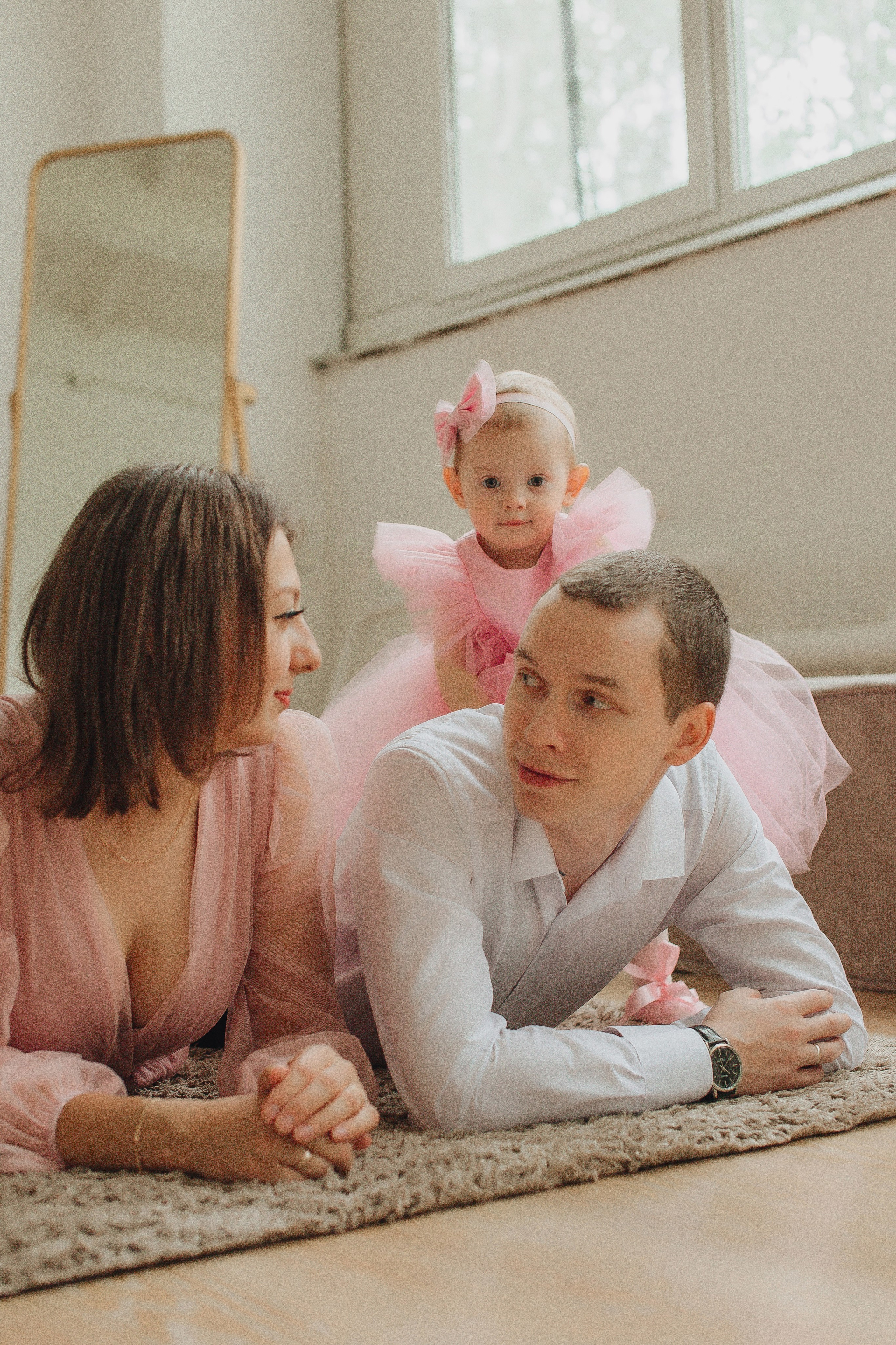 Алина + Коля + Алиса. Студия. Свадебный и семейный фотограф Пушкин Царское Село СПБ Питер Санкт-Петербург и Рязань Ольга Козлова