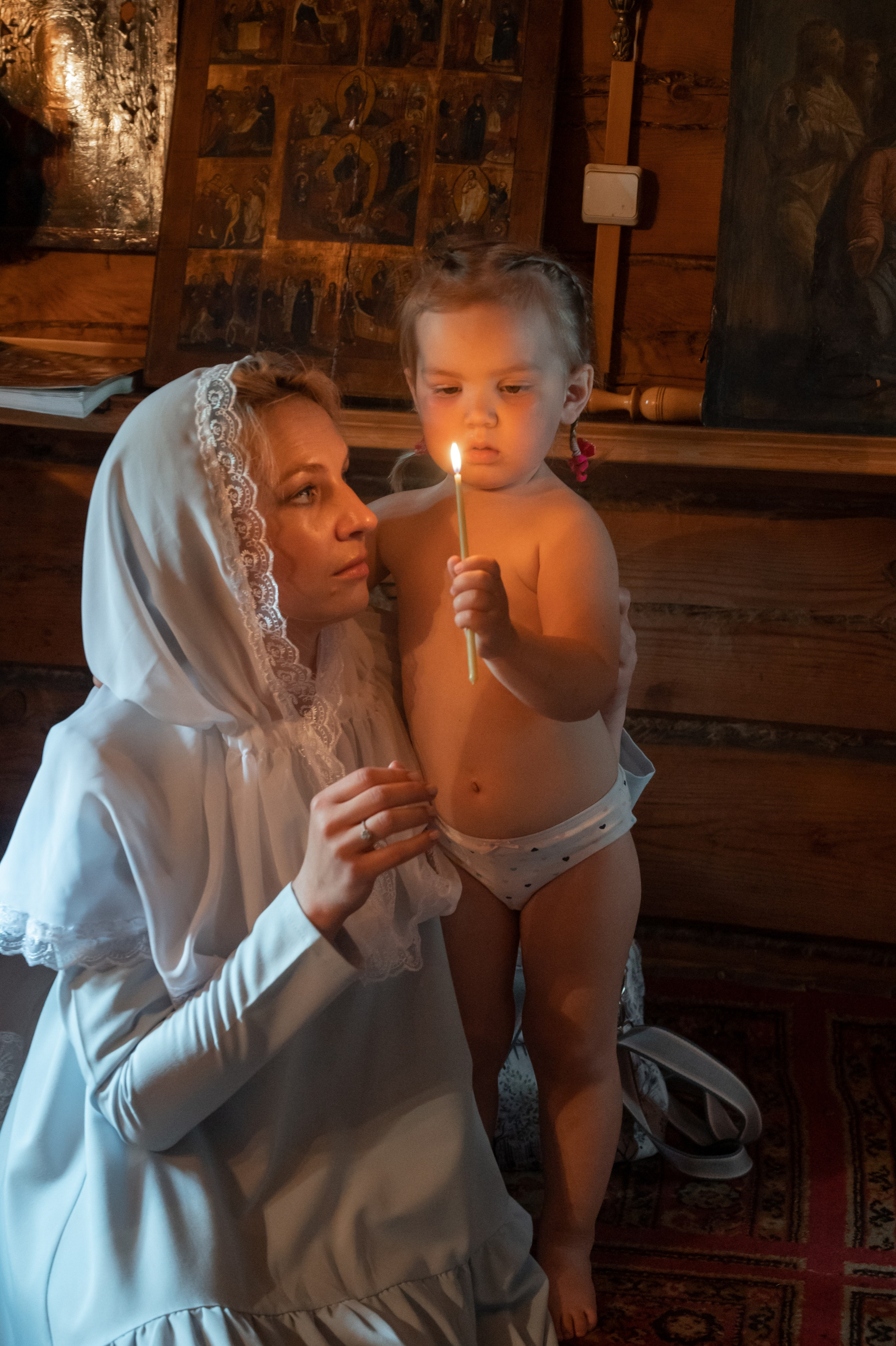 Крещение Марии храм на Мосфильмовской. Фотограф Алёна Мил