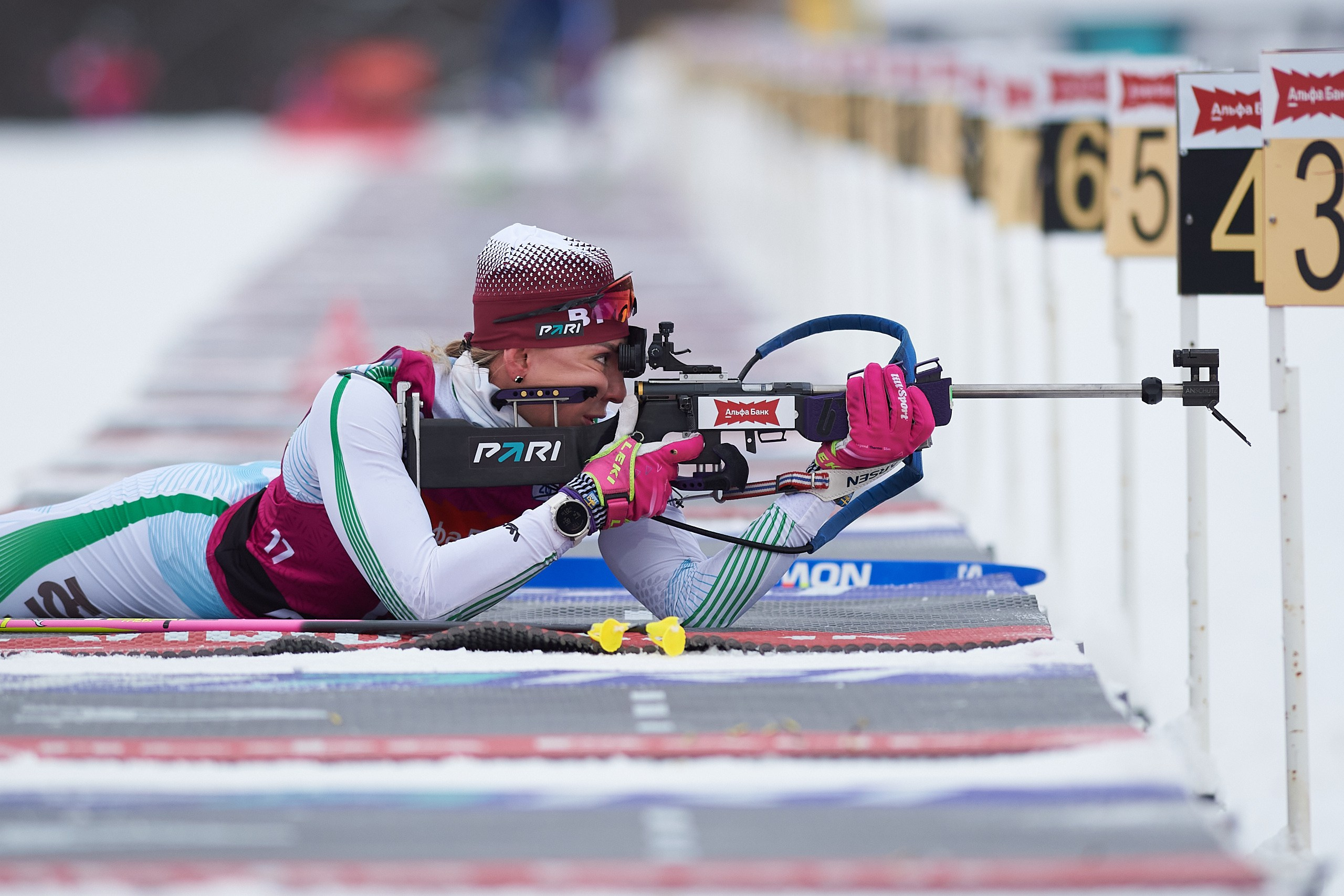 Биатлон. Чемпионат России — 2024/2025, 3-й этап, Ижевск. Ижевская винтовка. Спортивный репортажный фотограф в Ижевске Сергей Мерзляков