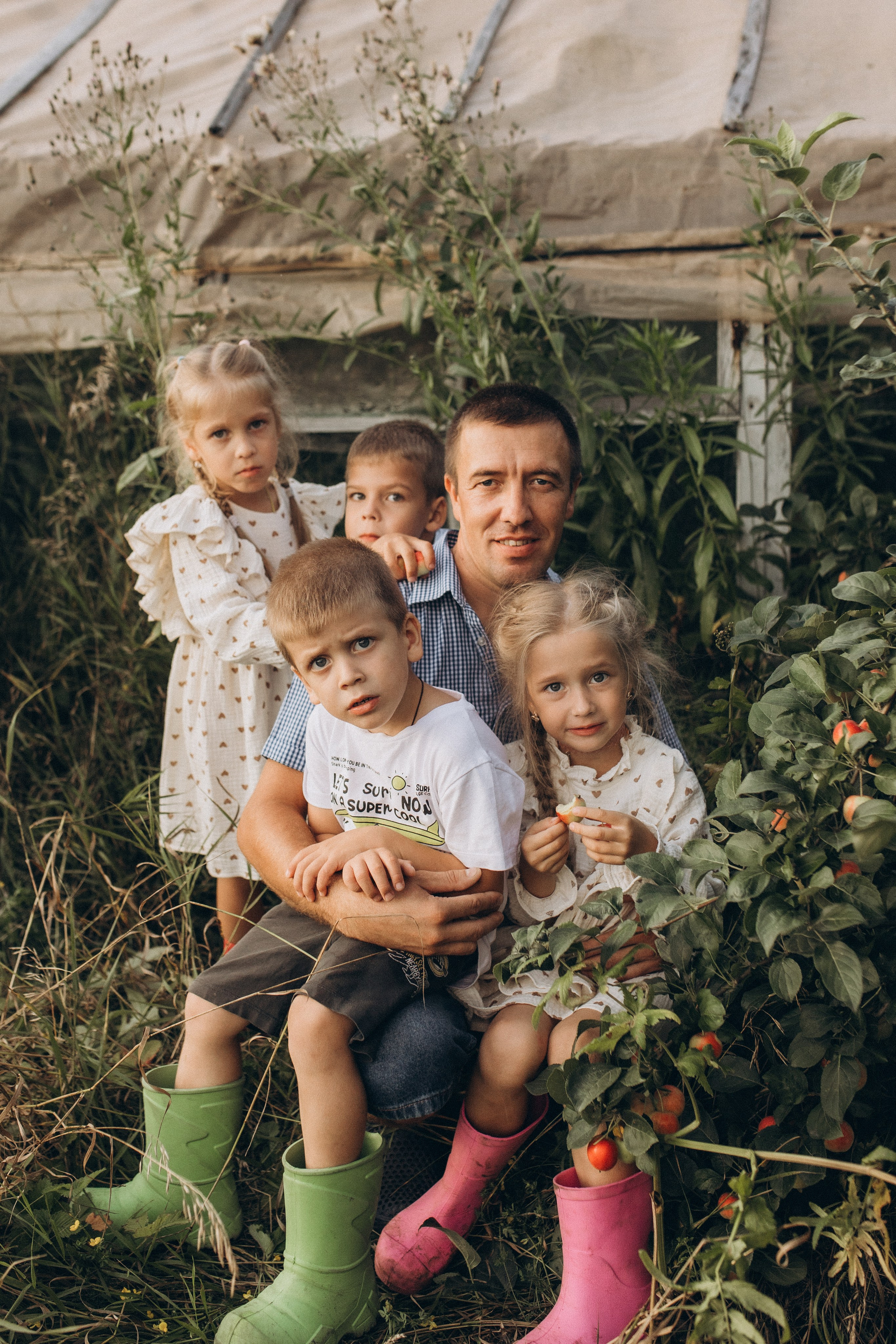 Папа и дети. Семейный фотограф lifestyle в Новосибирске Елена Шпилевая