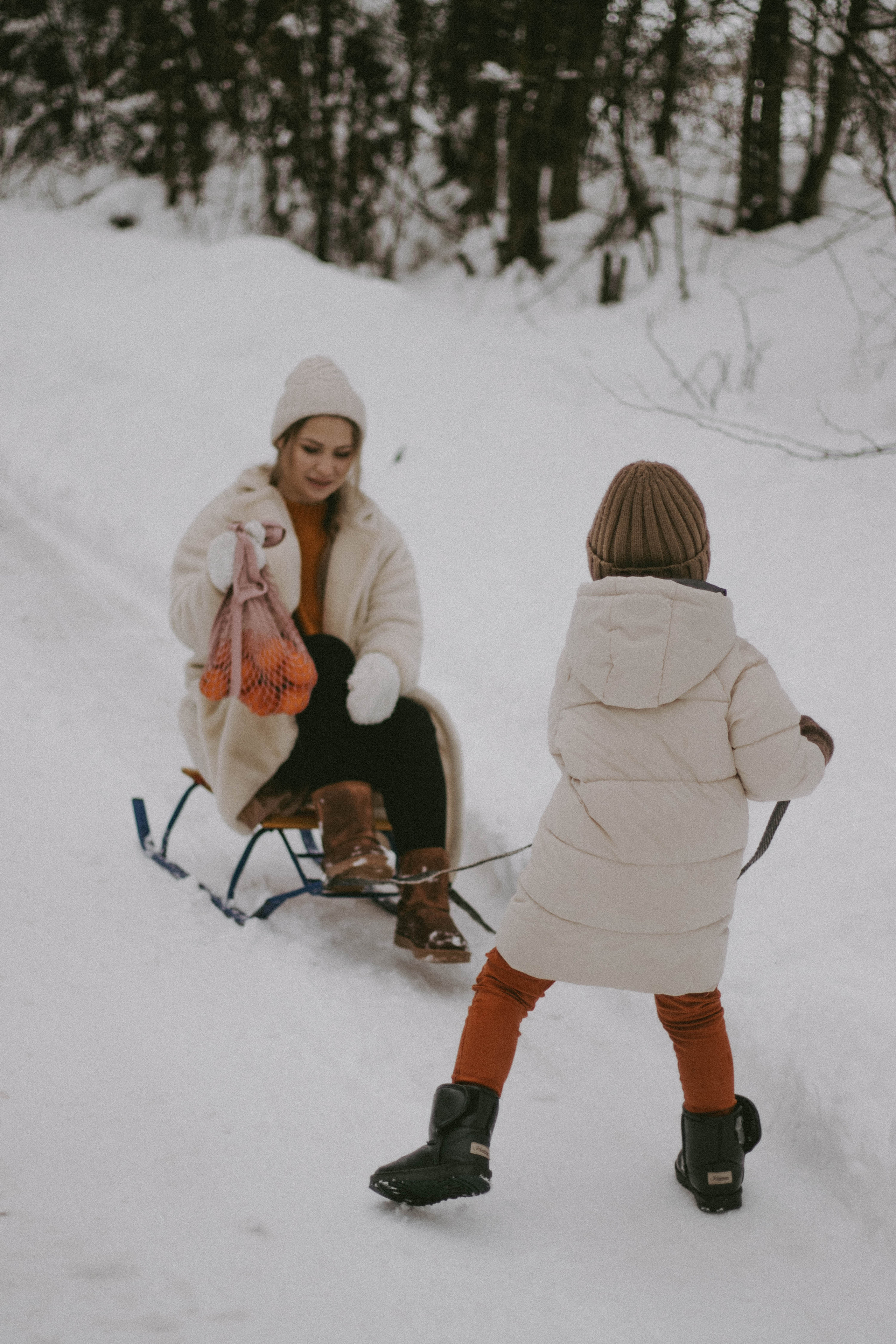 Снежная прогулка | Миша и Мама. Семейный и свадебный фотограф в Краснодар|Сочи|Москва| Исаева Валерия