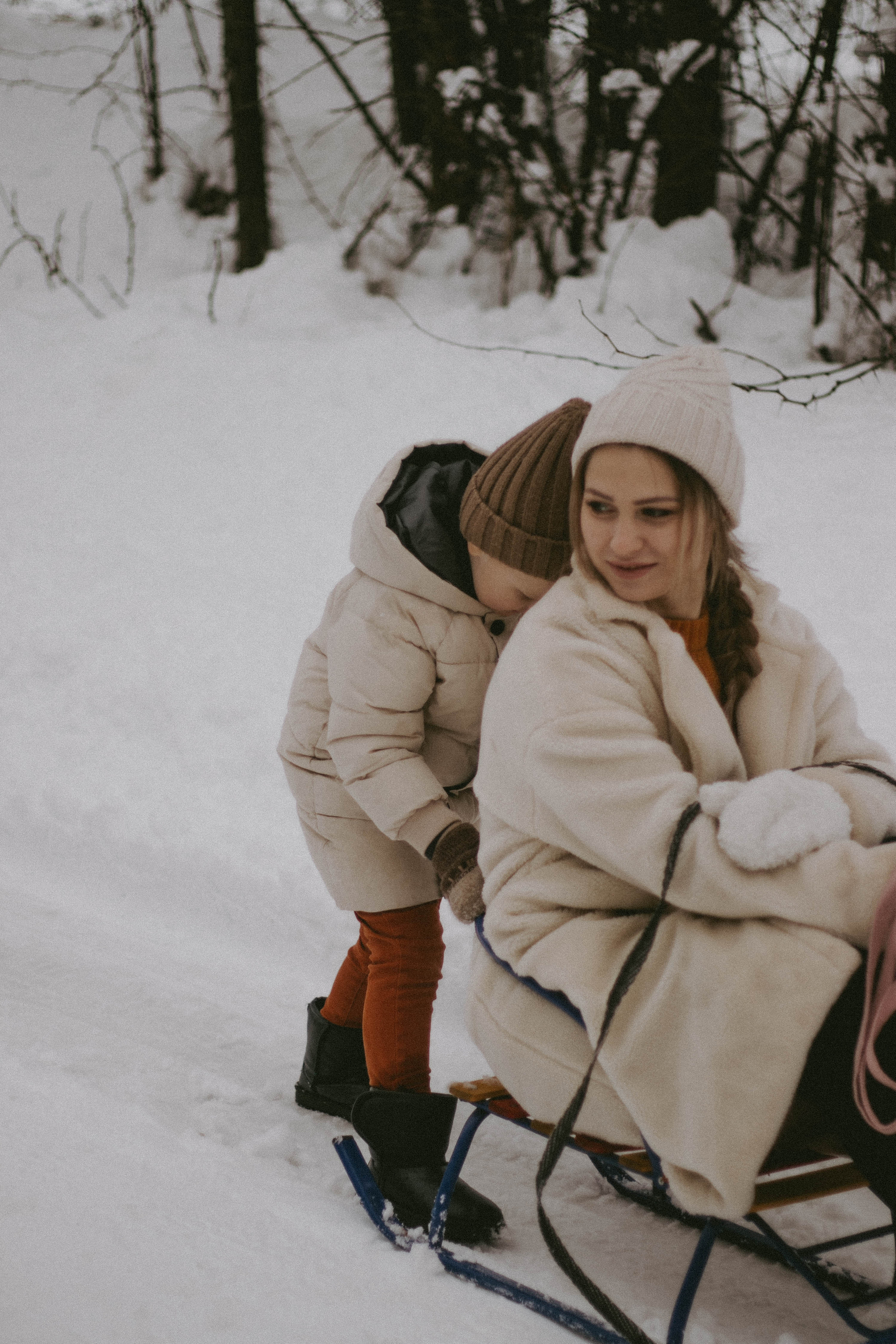 Снежная прогулка | Миша и Мама. Семейный и свадебный фотограф в Краснодар|Сочи|Москва| Исаева Валерия