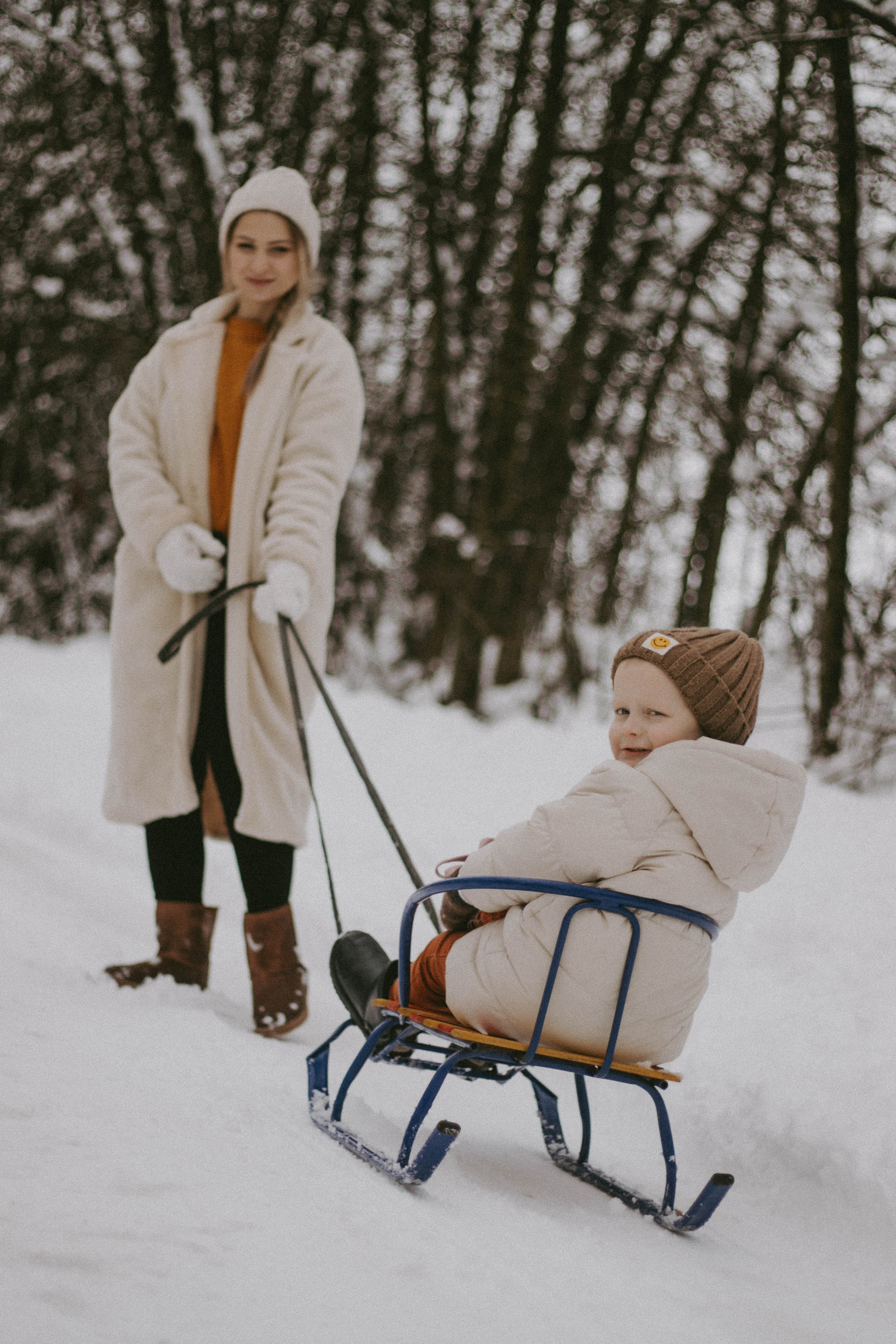 Снежная прогулка | Миша и Мама. Семейный и свадебный фотограф в Краснодар|Сочи|Москва| Исаева Валерия