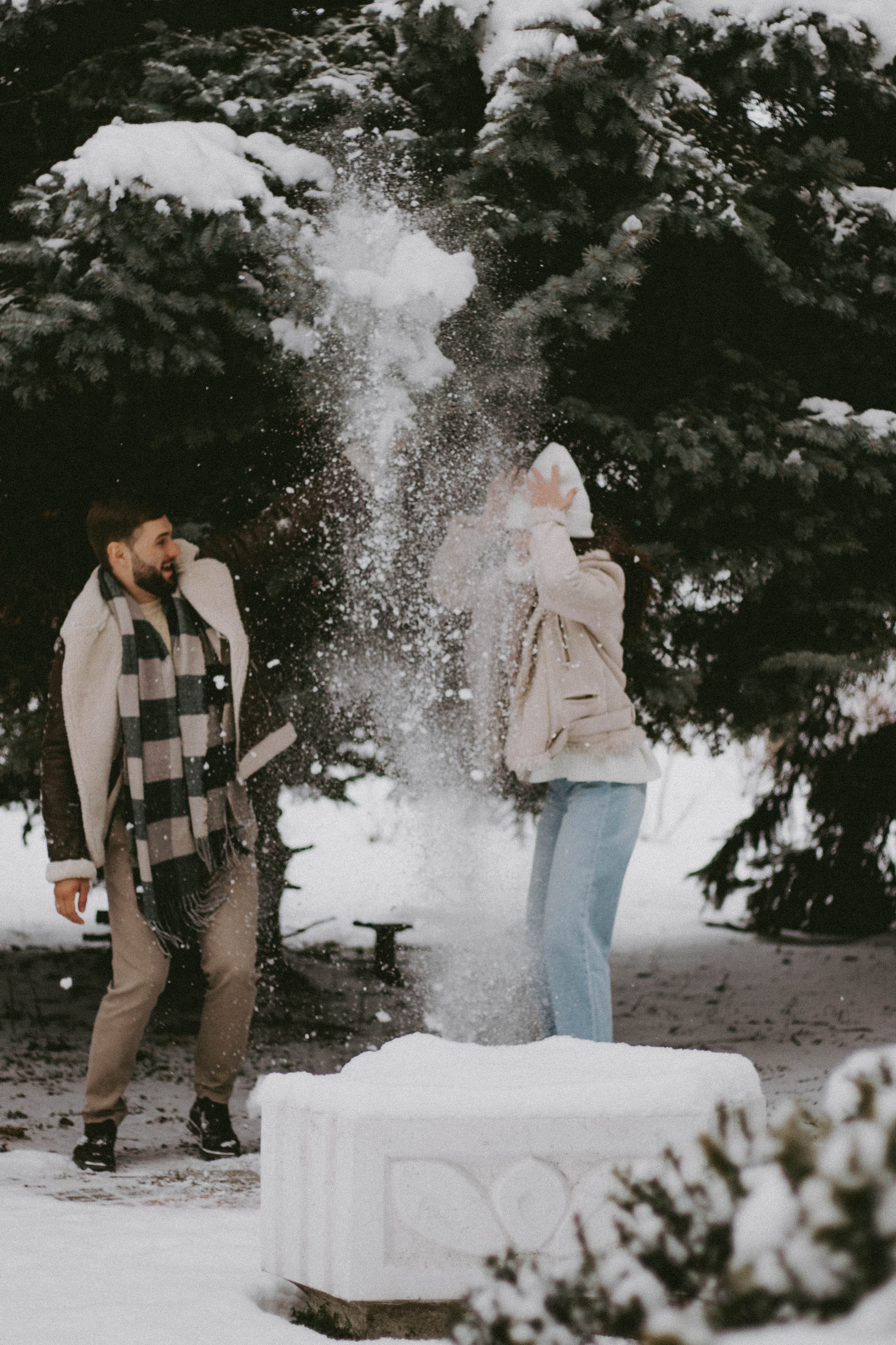 Снежная прогулка | Тимур & Светлана. Семейный и свадебный фотограф в Краснодар|Сочи|Москва| Исаева Валерия