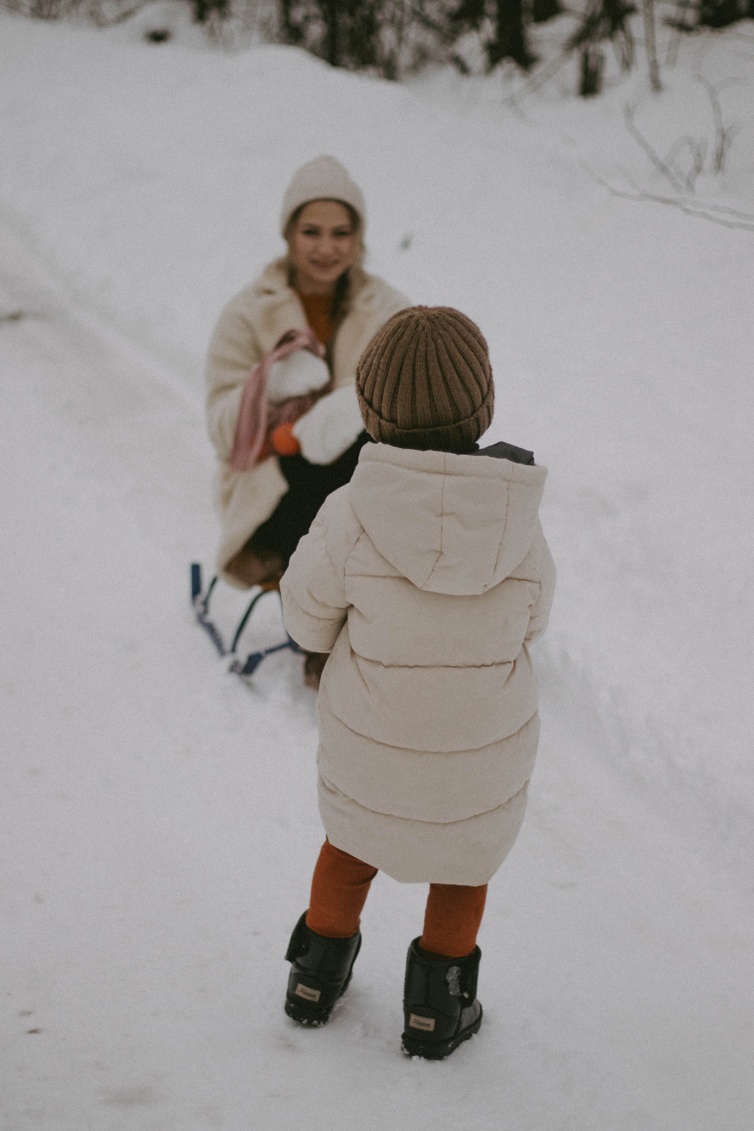 Снежная прогулка | Миша и Мама. Семейный и свадебный фотограф в Краснодар|Сочи|Москва| Исаева Валерия