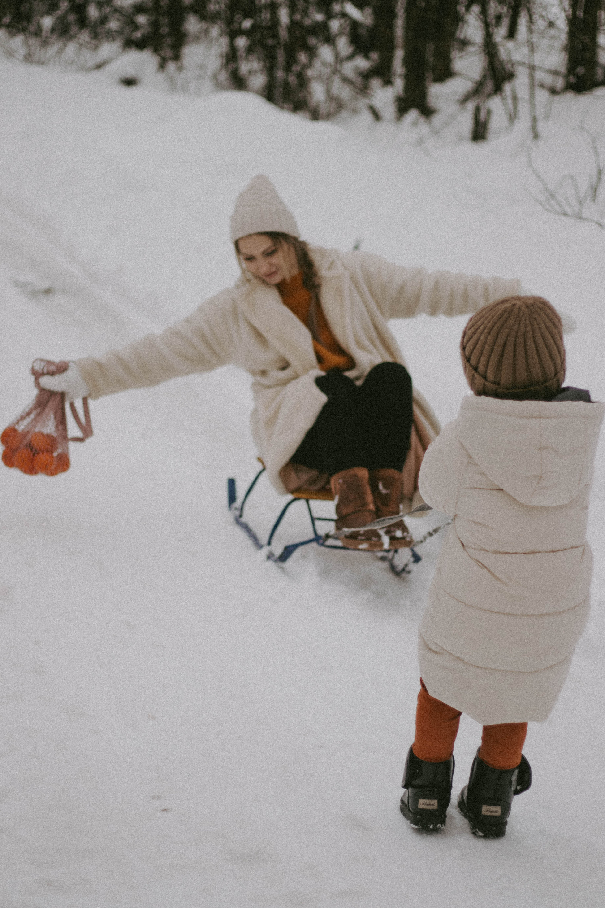 Снежная прогулка | Миша и Мама. Семейный и свадебный фотограф в Краснодар|Сочи|Москва| Исаева Валерия