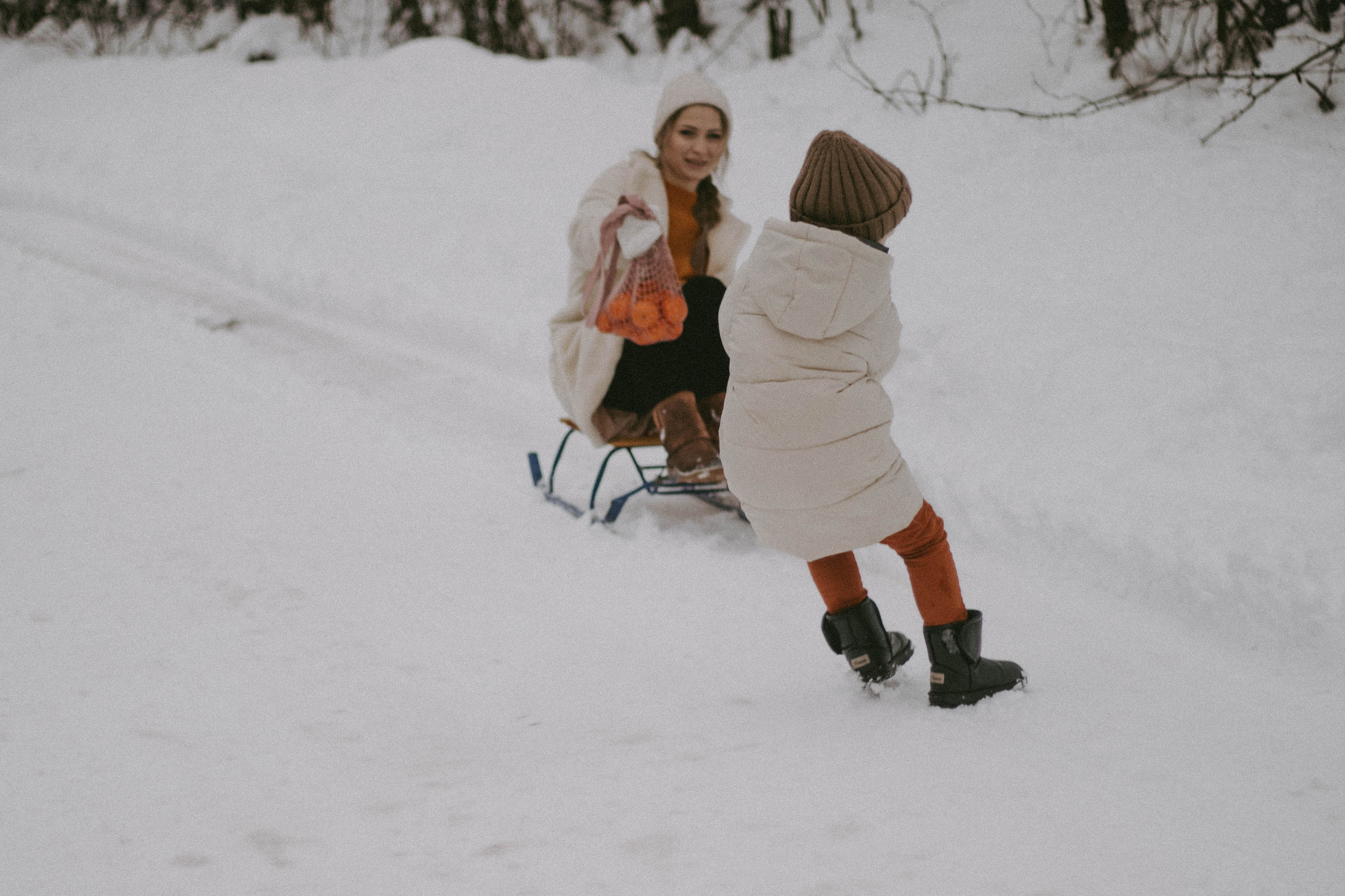 Снежная прогулка | Миша и Мама. Семейный и свадебный фотограф в Краснодар|Сочи|Москва| Исаева Валерия