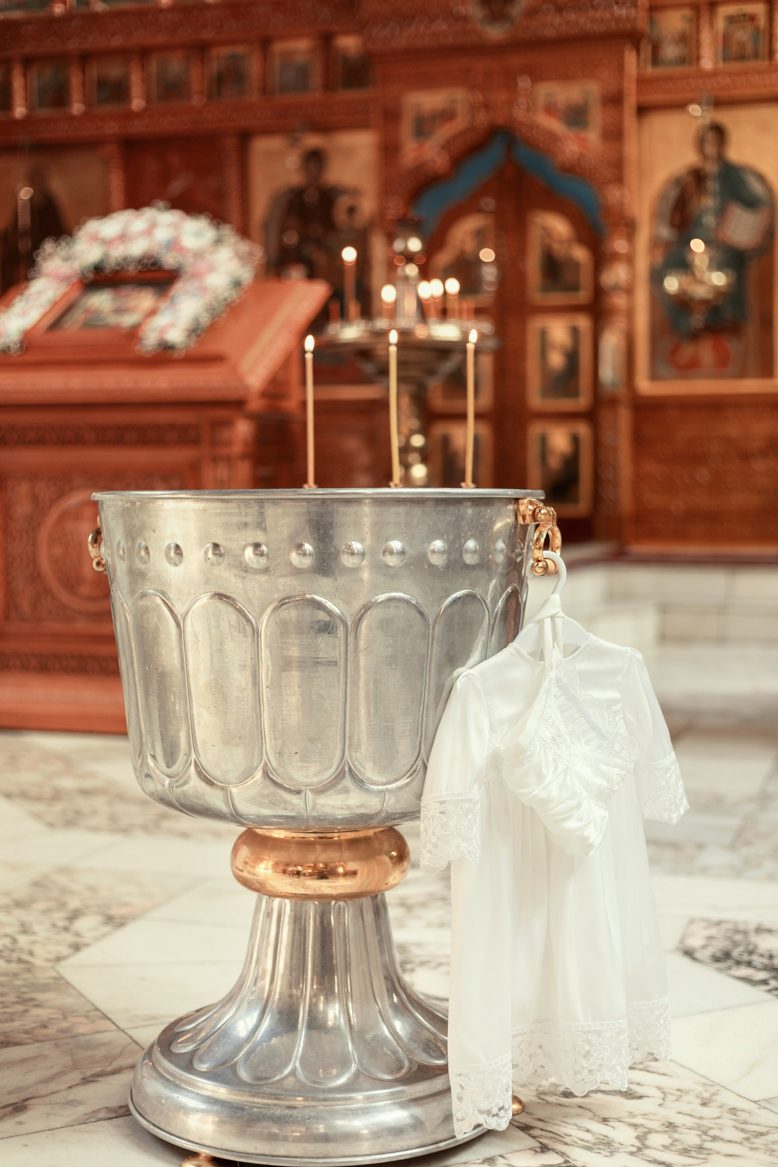 Таинство Крещение Евсевии. ТОП Фотограф на Крещение и Венчание Железногорск Алексей Мещеряков