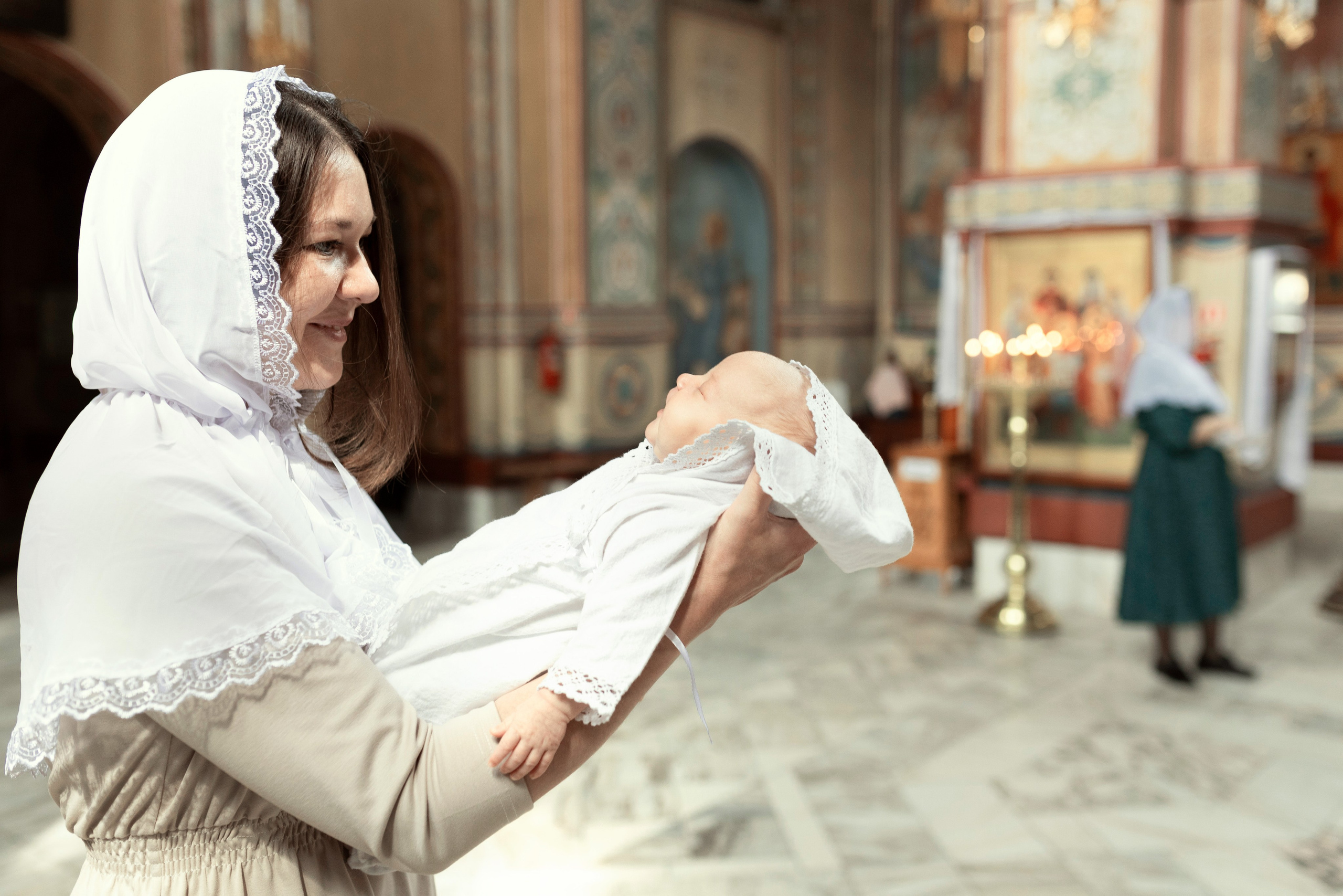 Крещение Анастасии. ТОП Фотограф на Крещение и Венчание Железногорск Алексей Мещеряков