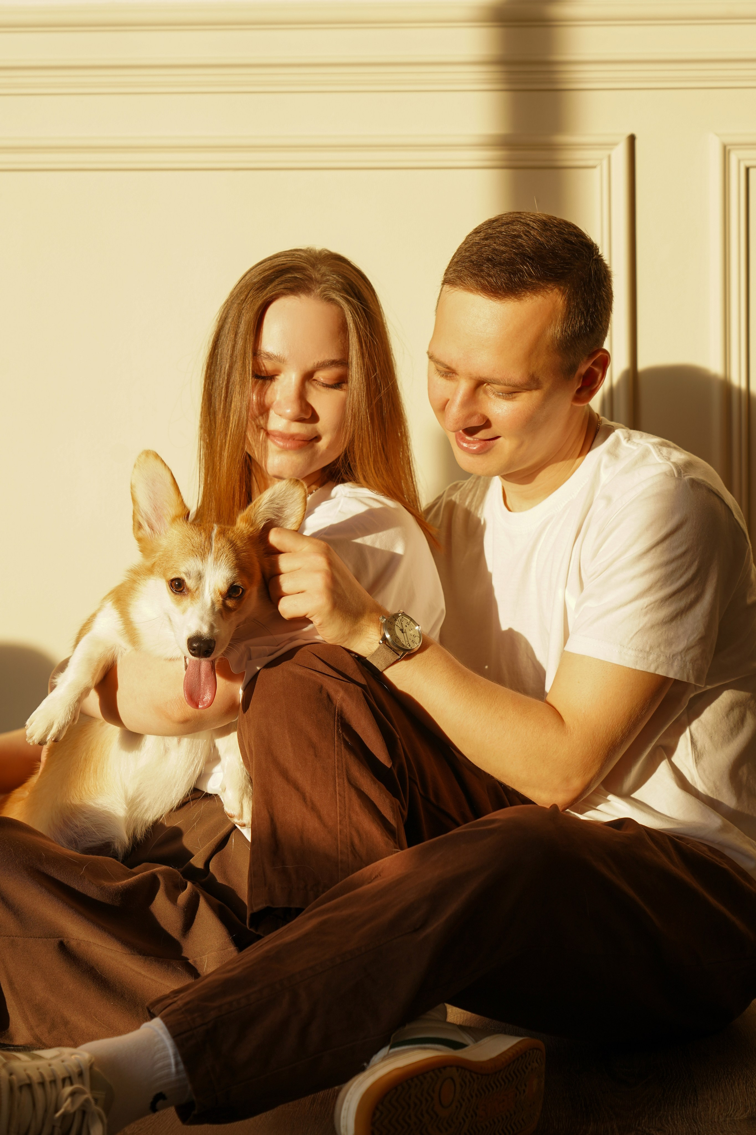 Кирилл, Анастасия и собачка Мира). Анна, фотограф Москва, Зеленоград