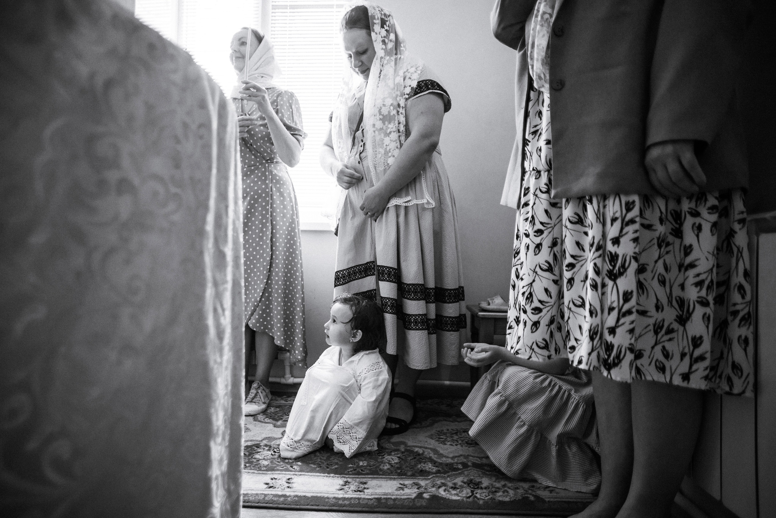 Крещение Даши и Алены. Семейный документальный фотограф в Волгограде Мариэта Додина