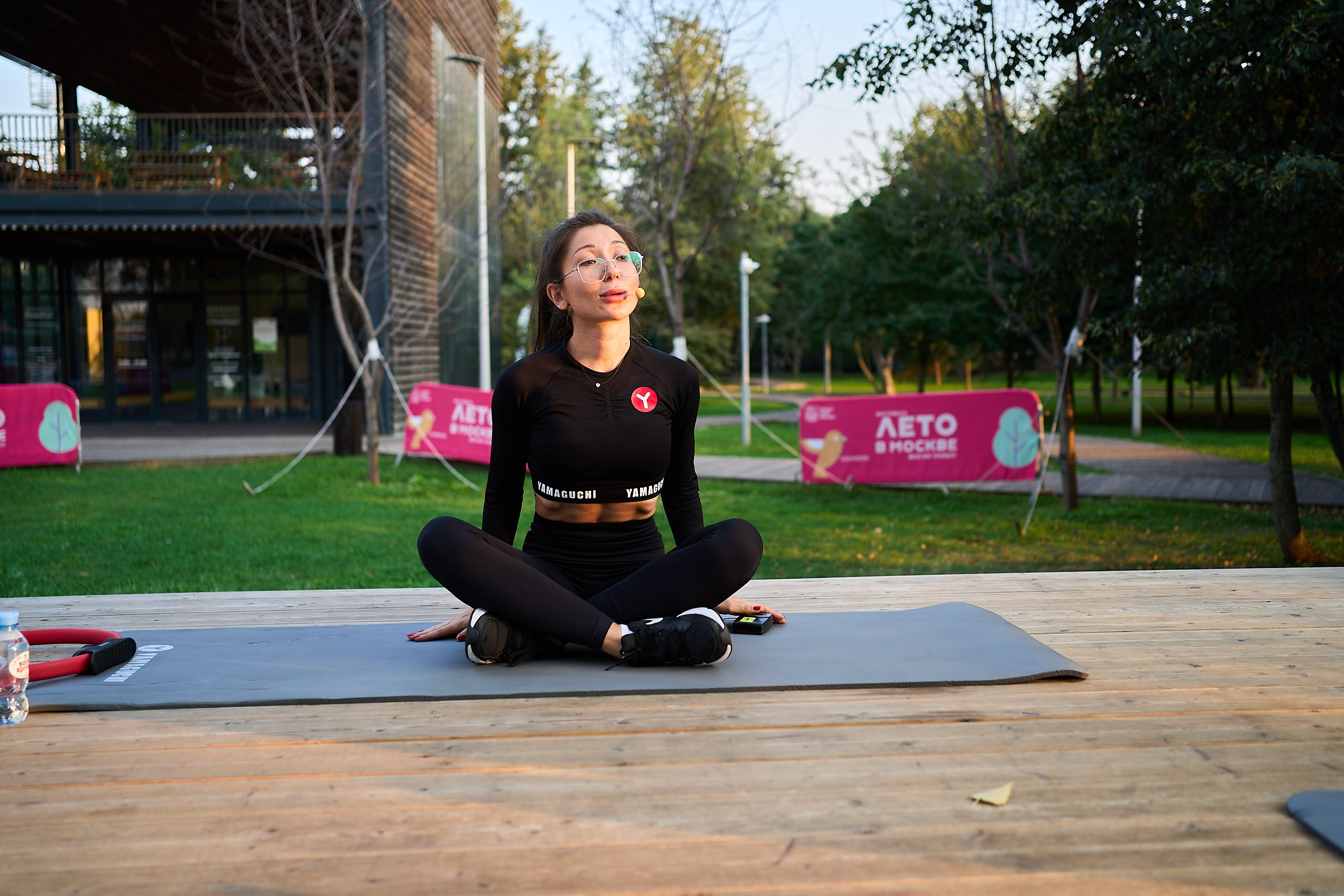 Yamaguchi / открытая тренировка «в стиле Пилатес». Фотограф и Видеограф в Москве. Олег Корушев