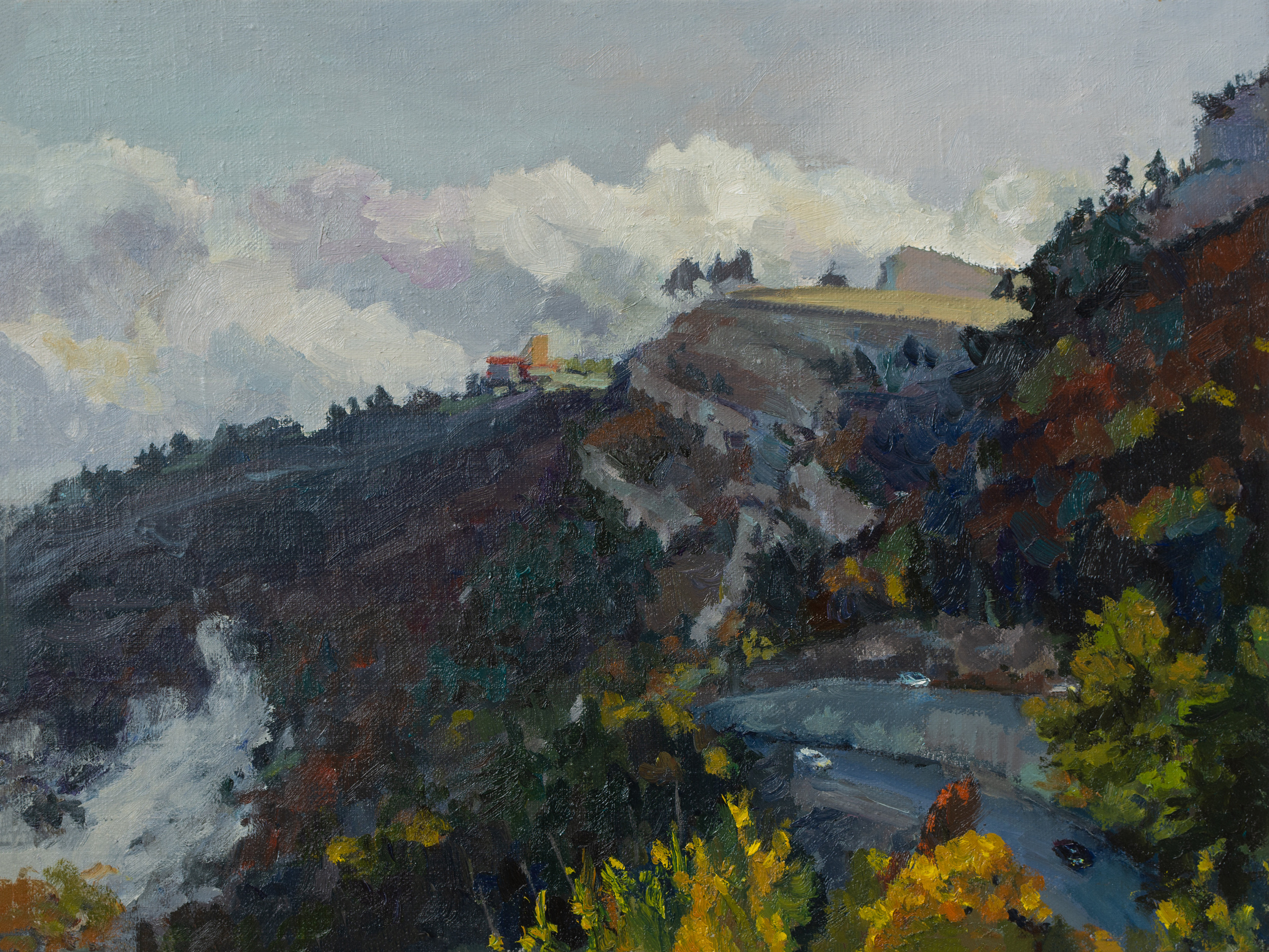 "Осень на Ай-Петри" холст, масло 30х40см, 2023г