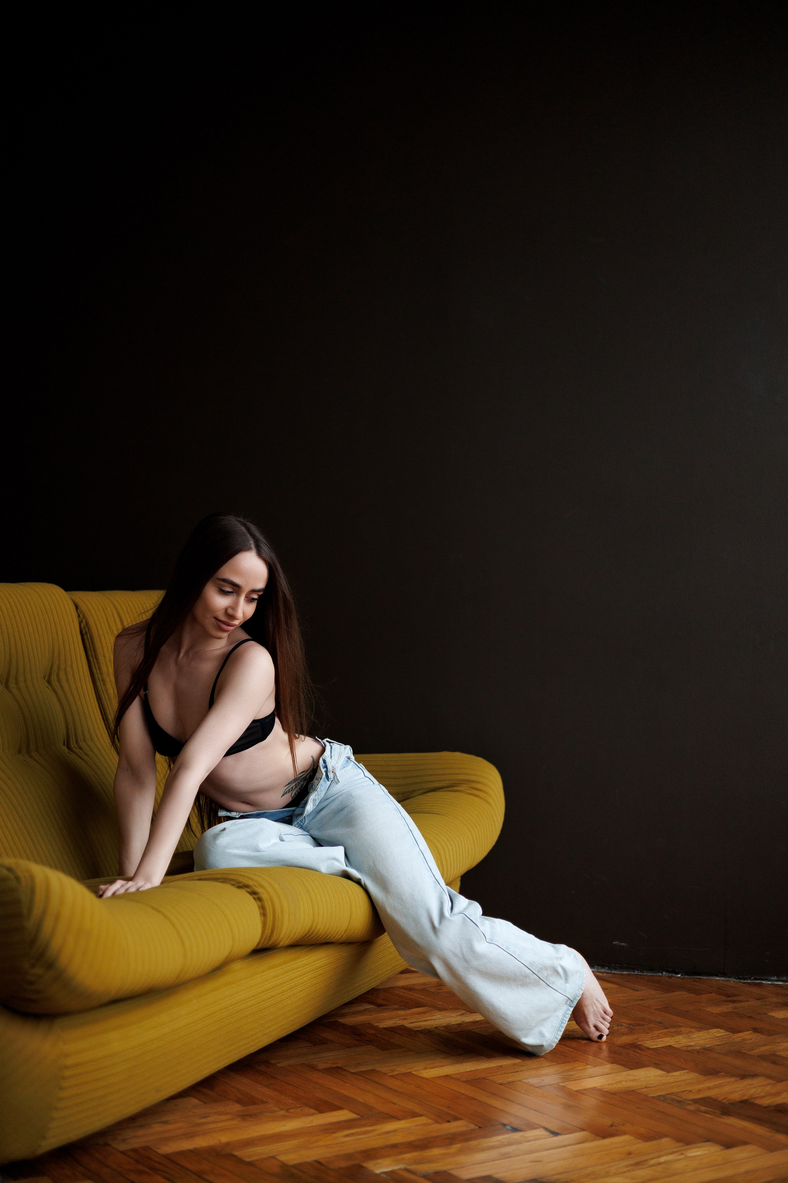 Женский портрет в студии. Фотограф Минск