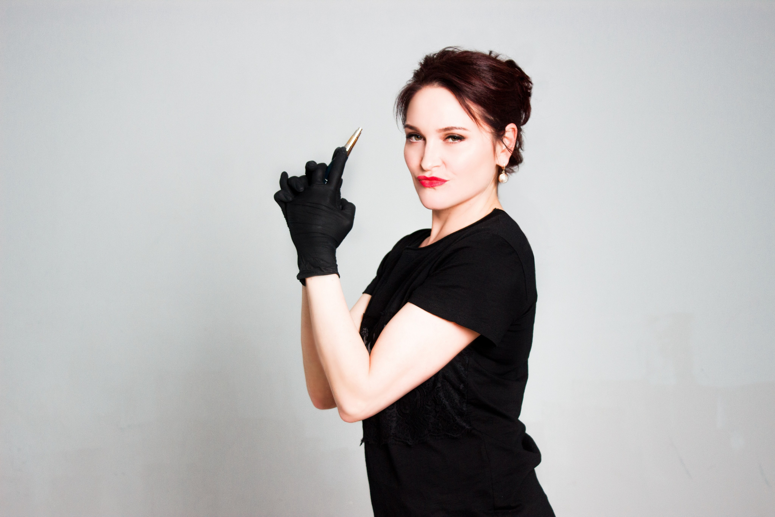 Фотосессия в студии для Мастера по татуажу. Свадебный и репортажный фотограф в Уфе| Осетрова Ольга