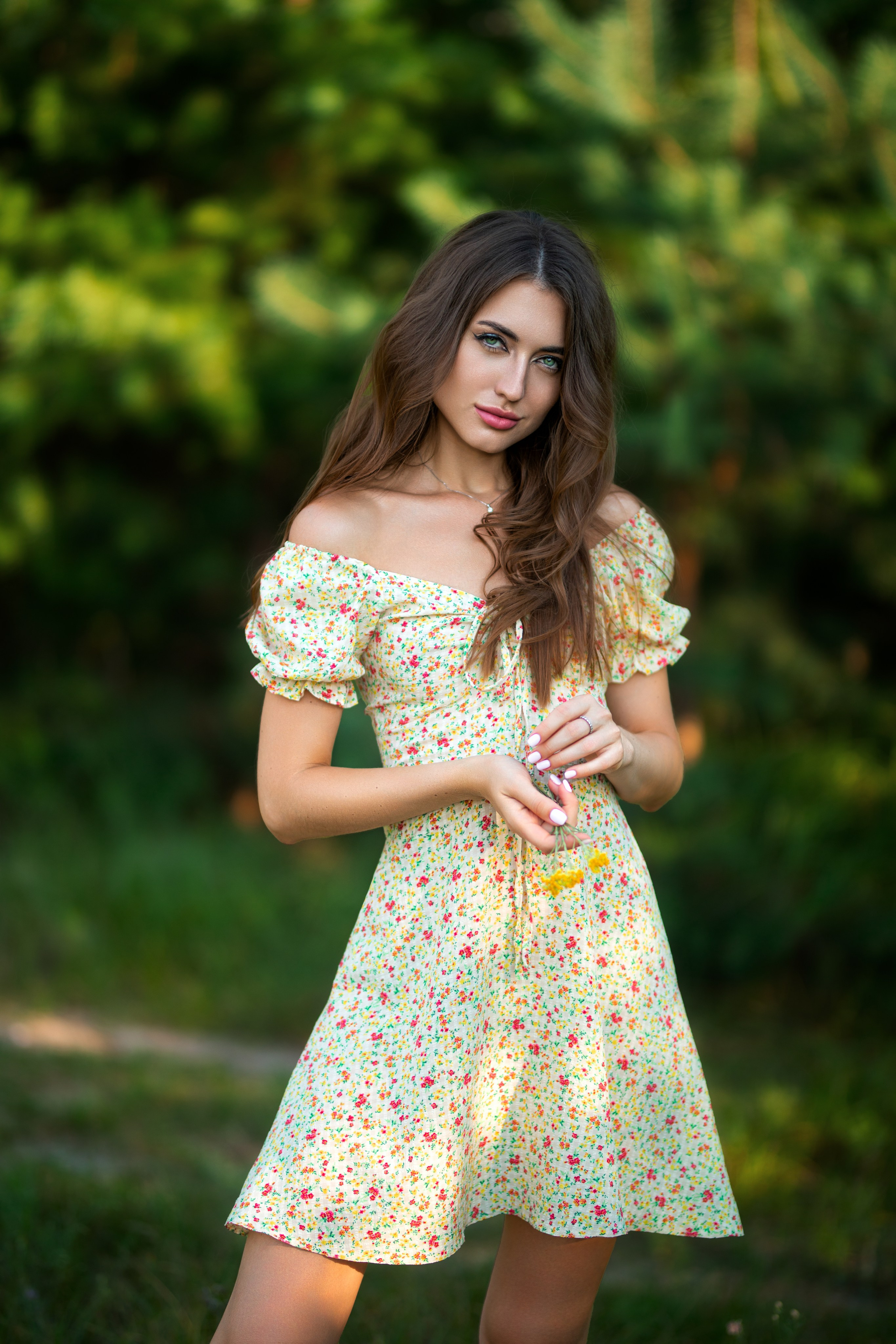 Летний фотосет с Анастасией в поле в формате для «себя»