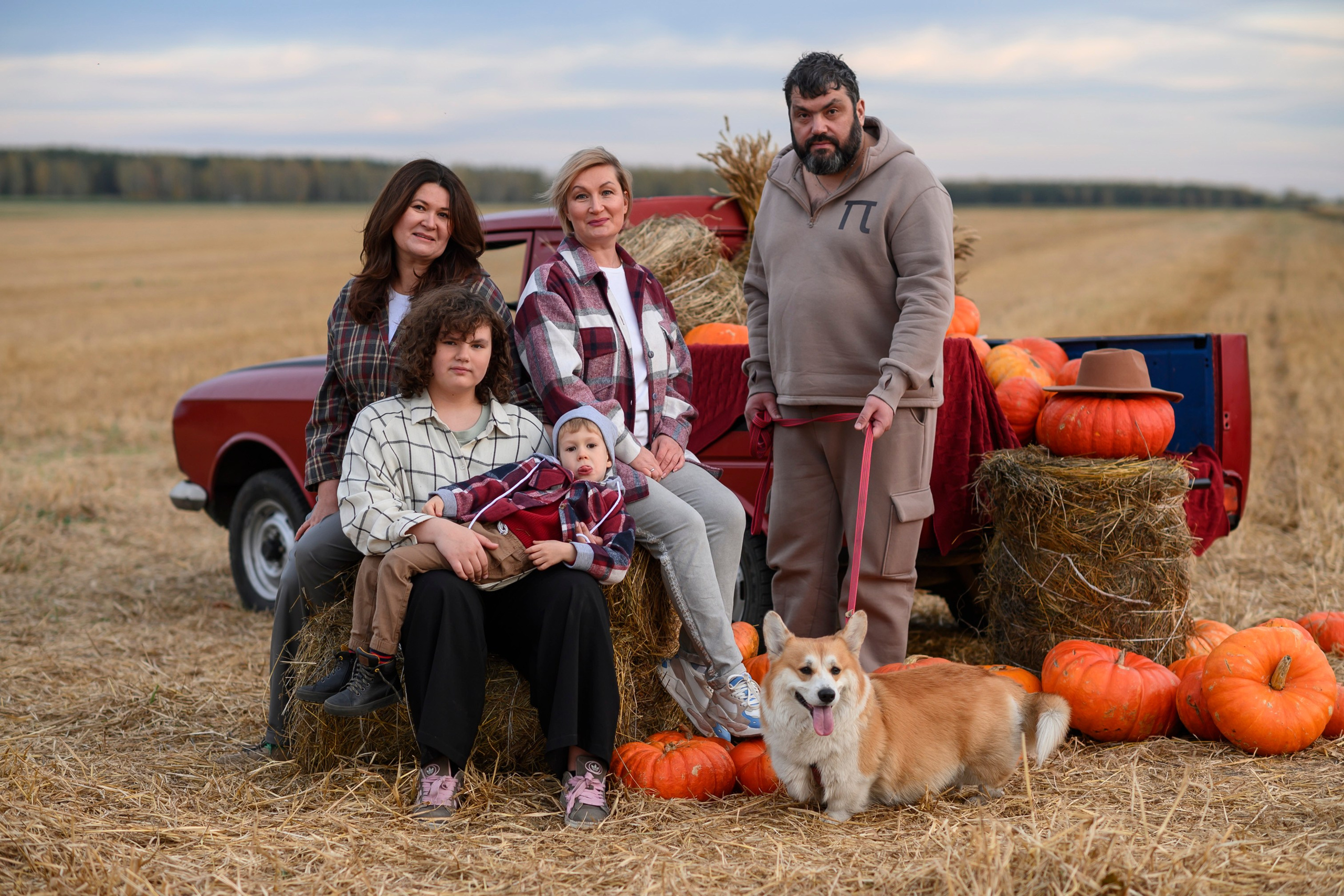 ПИКАП С ТЫКВАМИ. Семейный фотограф Екатеринбург Лора Мур