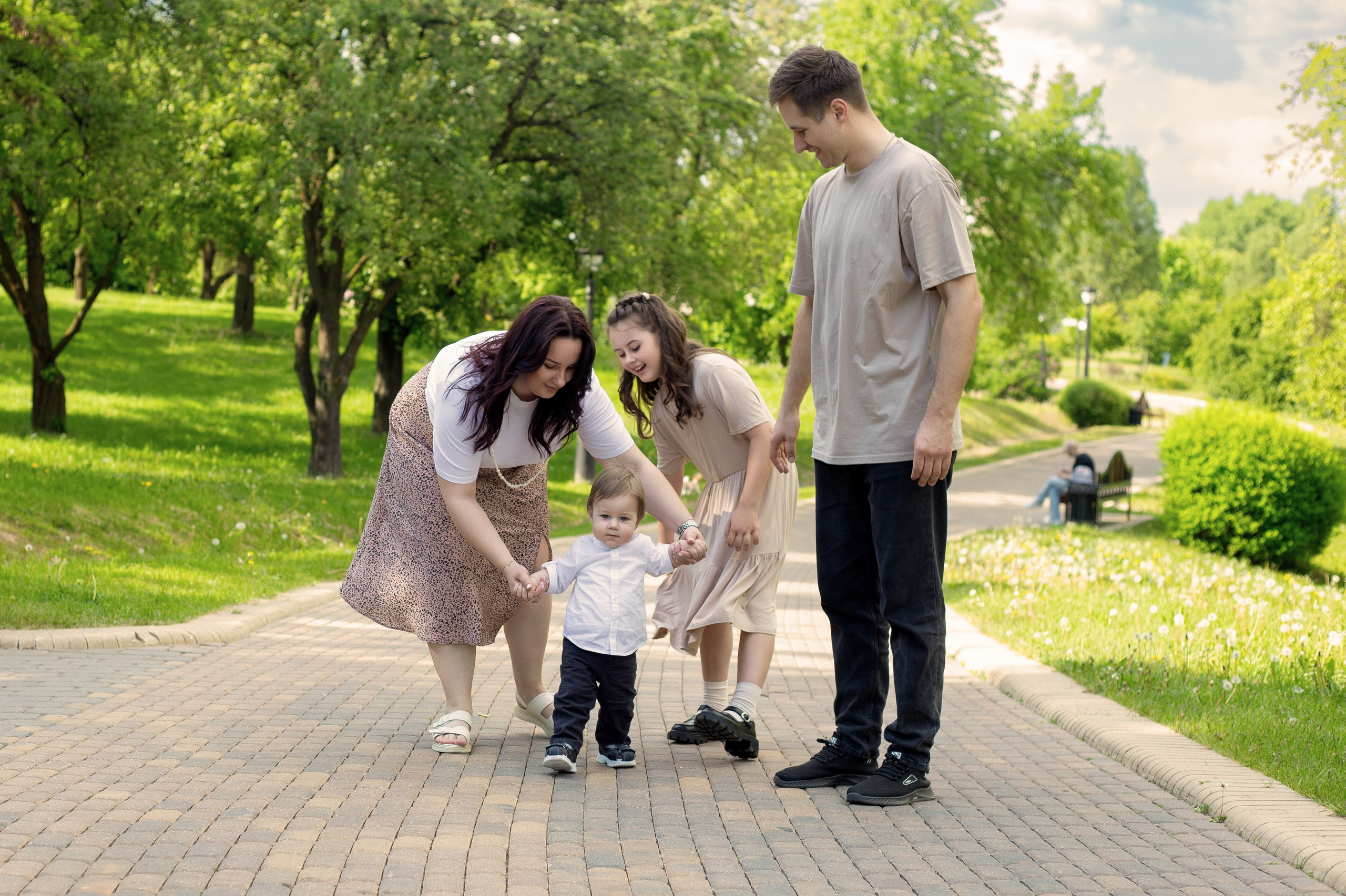 В Лошицком парке. Юлия Дейкун — семейный фотограф в Минске