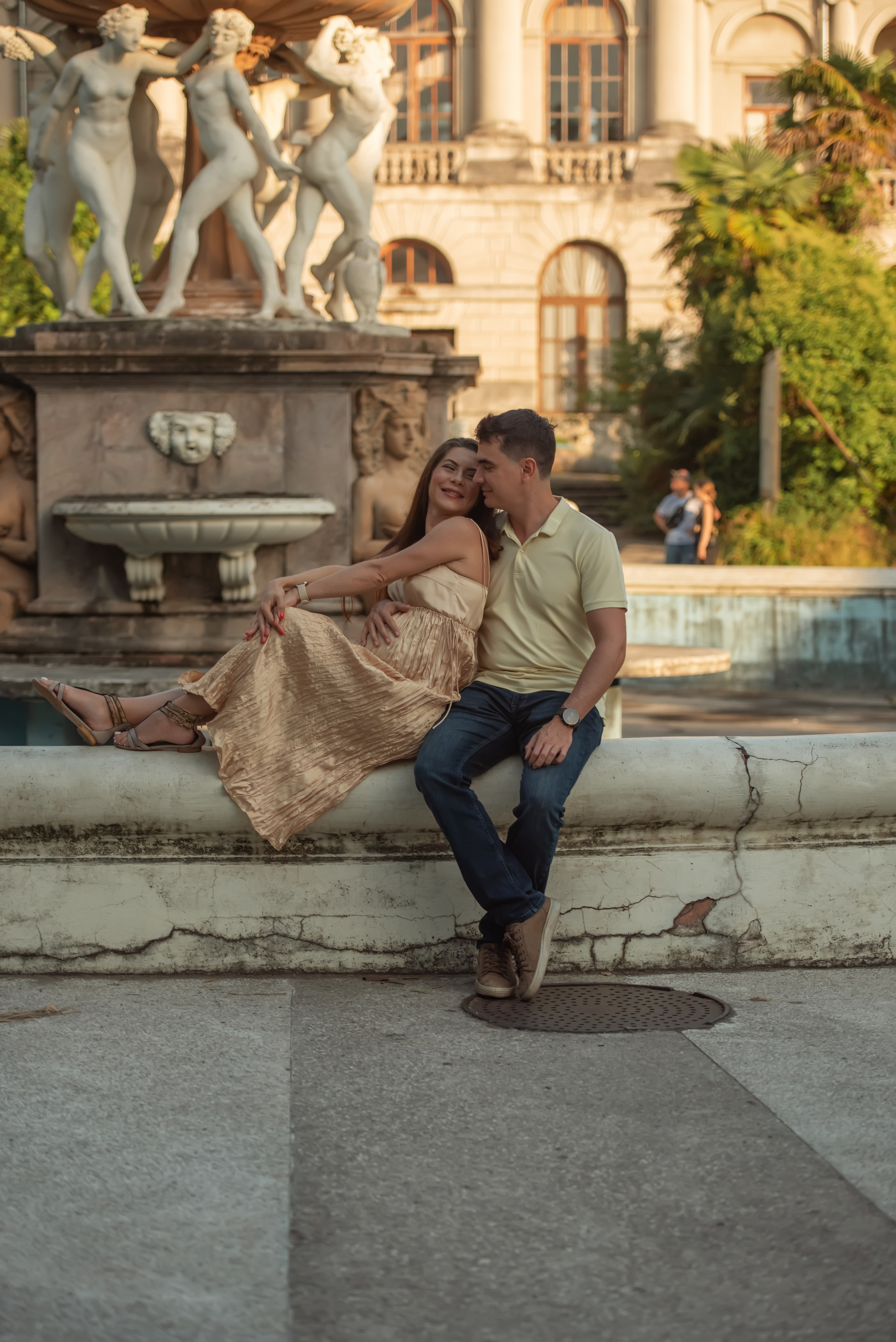 Фотосессия Марины и Симона в санатории Орджоникидзе. Сочи. Семейный и детский фотограф в Краснодарском крае Натали Фищенко