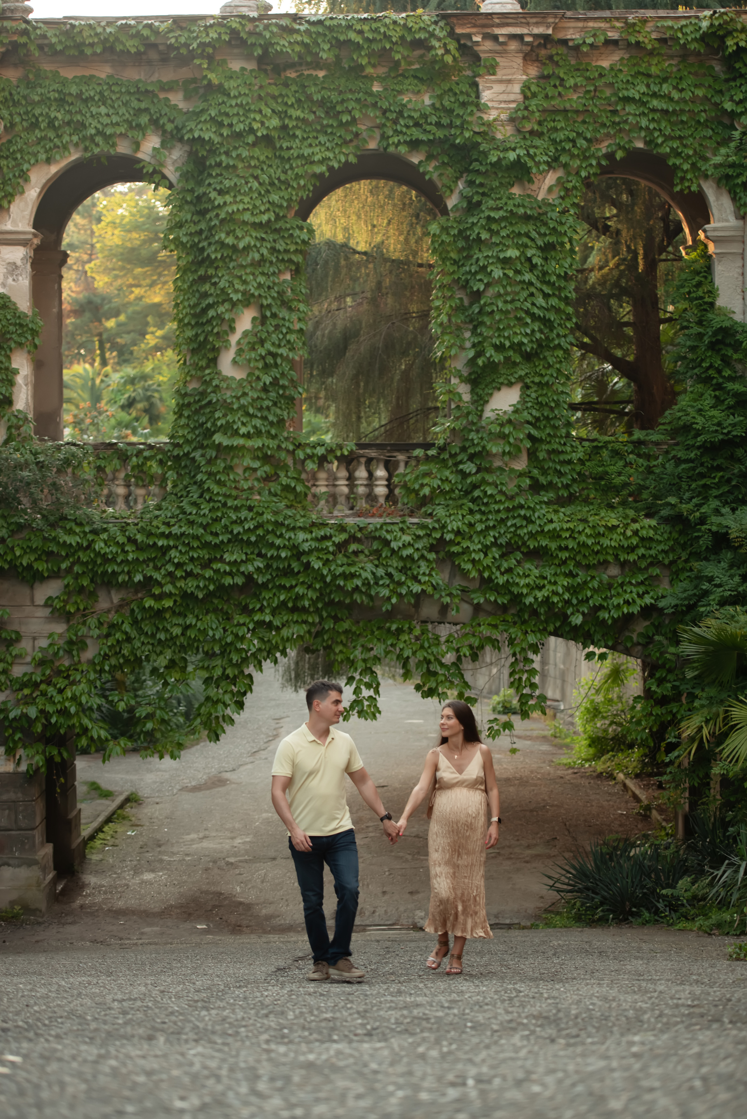 Фотосессия Марины и Симона в санатории Орджоникидзе. Сочи. Семейный и детский фотограф в Краснодарском крае Натали Фищенко