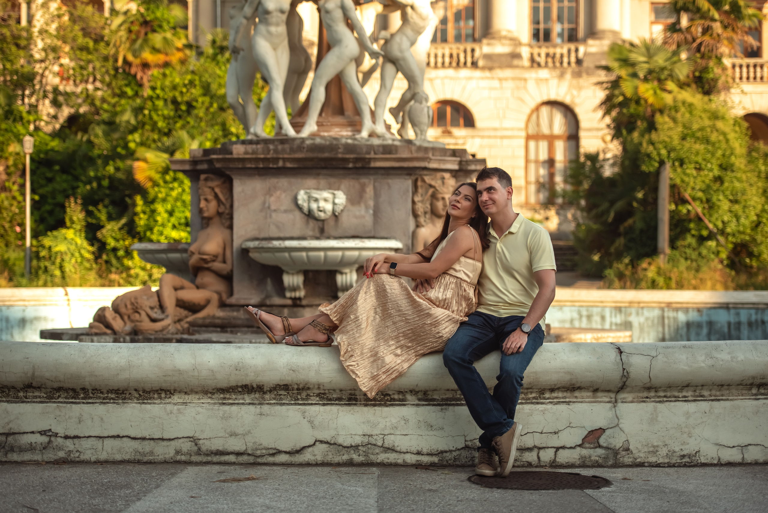 Фотосессия Марины и Симона в санатории Орджоникидзе. Сочи. Семейный и детский фотограф в Краснодарском крае Натали Фищенко