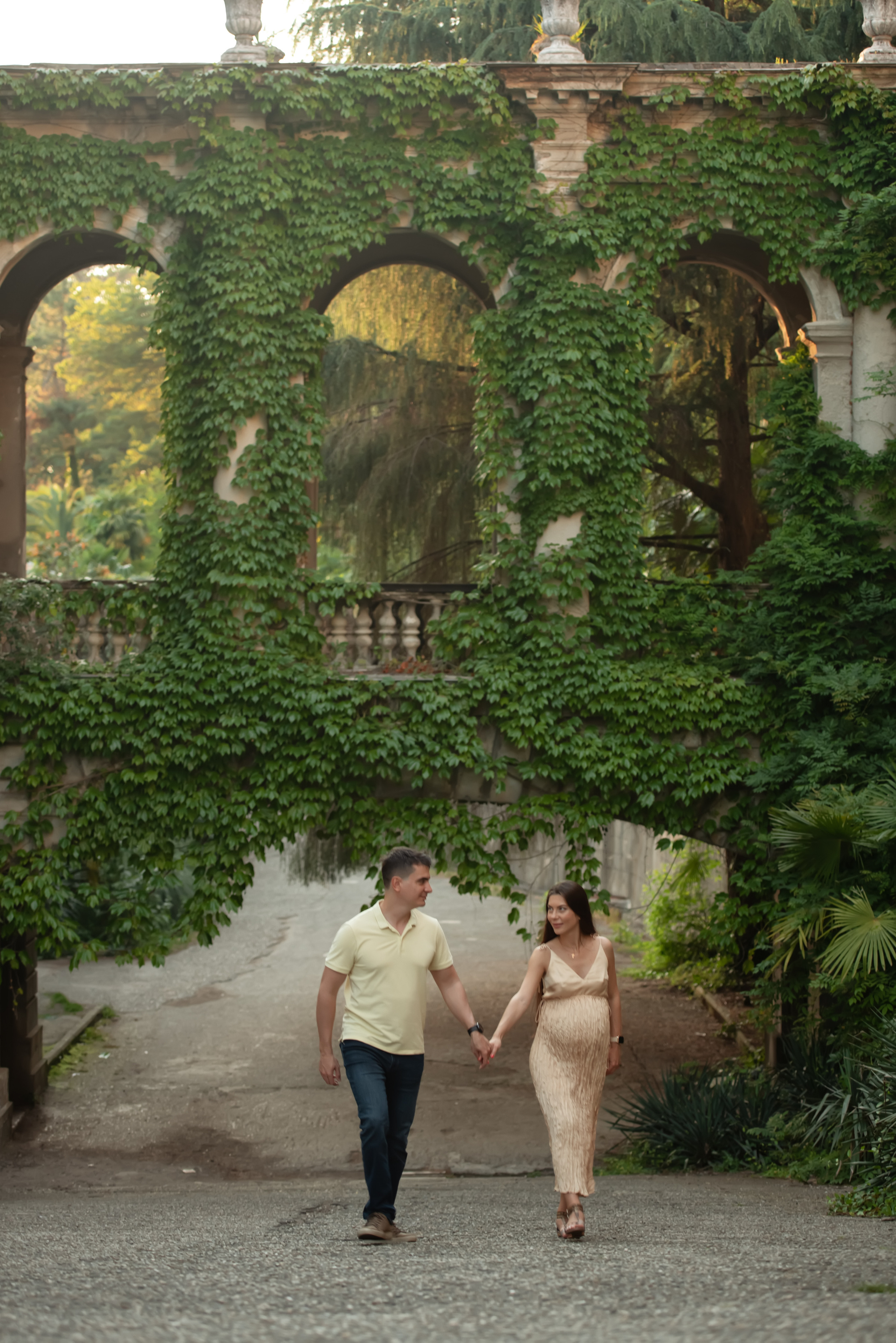 Фотосессия Марины и Симона в санатории Орджоникидзе. Сочи. Семейный и детский фотограф в Краснодарском крае Натали Фищенко