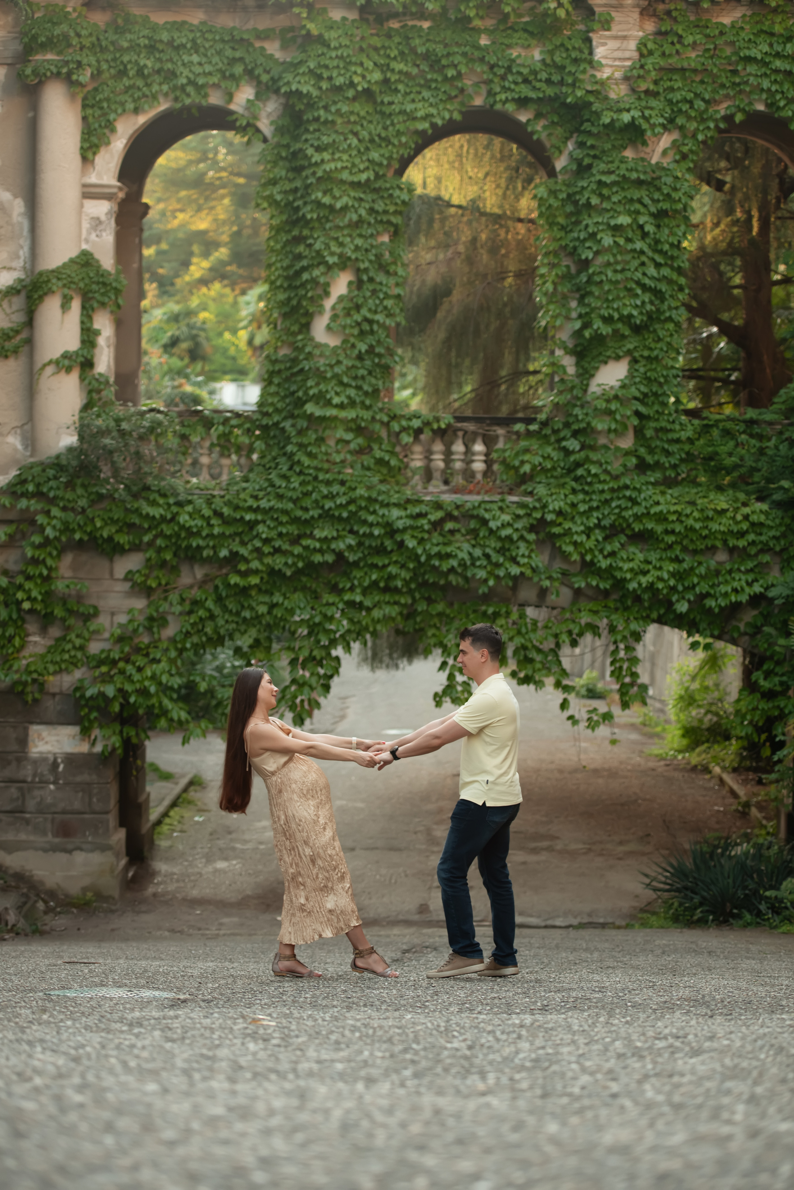 Фотосессия Марины и Симона в санатории Орджоникидзе. Сочи. Семейный и детский фотограф в Краснодарском крае Натали Фищенко