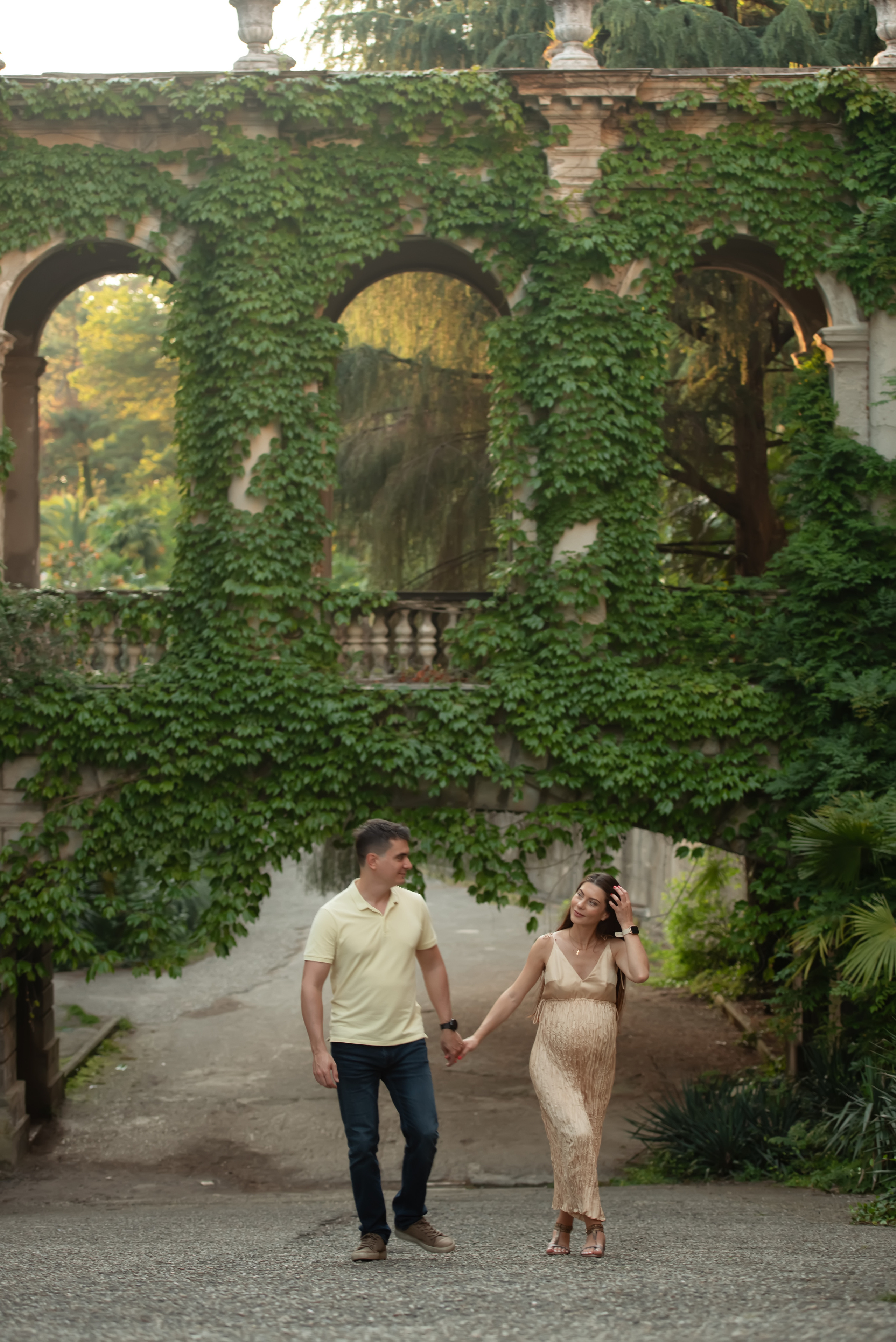 Фотосессия Марины и Симона в санатории Орджоникидзе. Сочи. Семейный и детский фотограф в Краснодарском крае Натали Фищенко