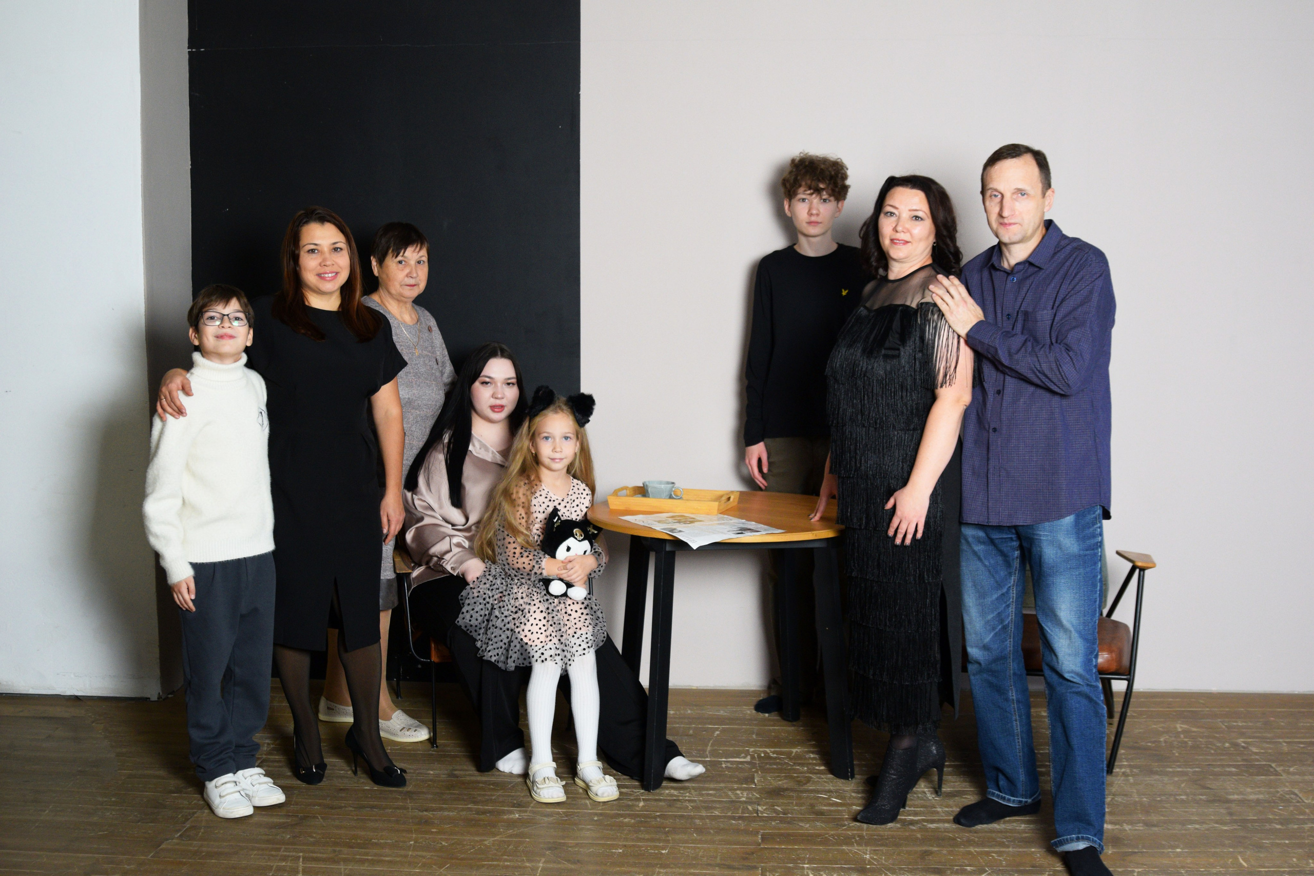 Наталья с семьей. Фотограф в Тольятти и Самаре Анастасия