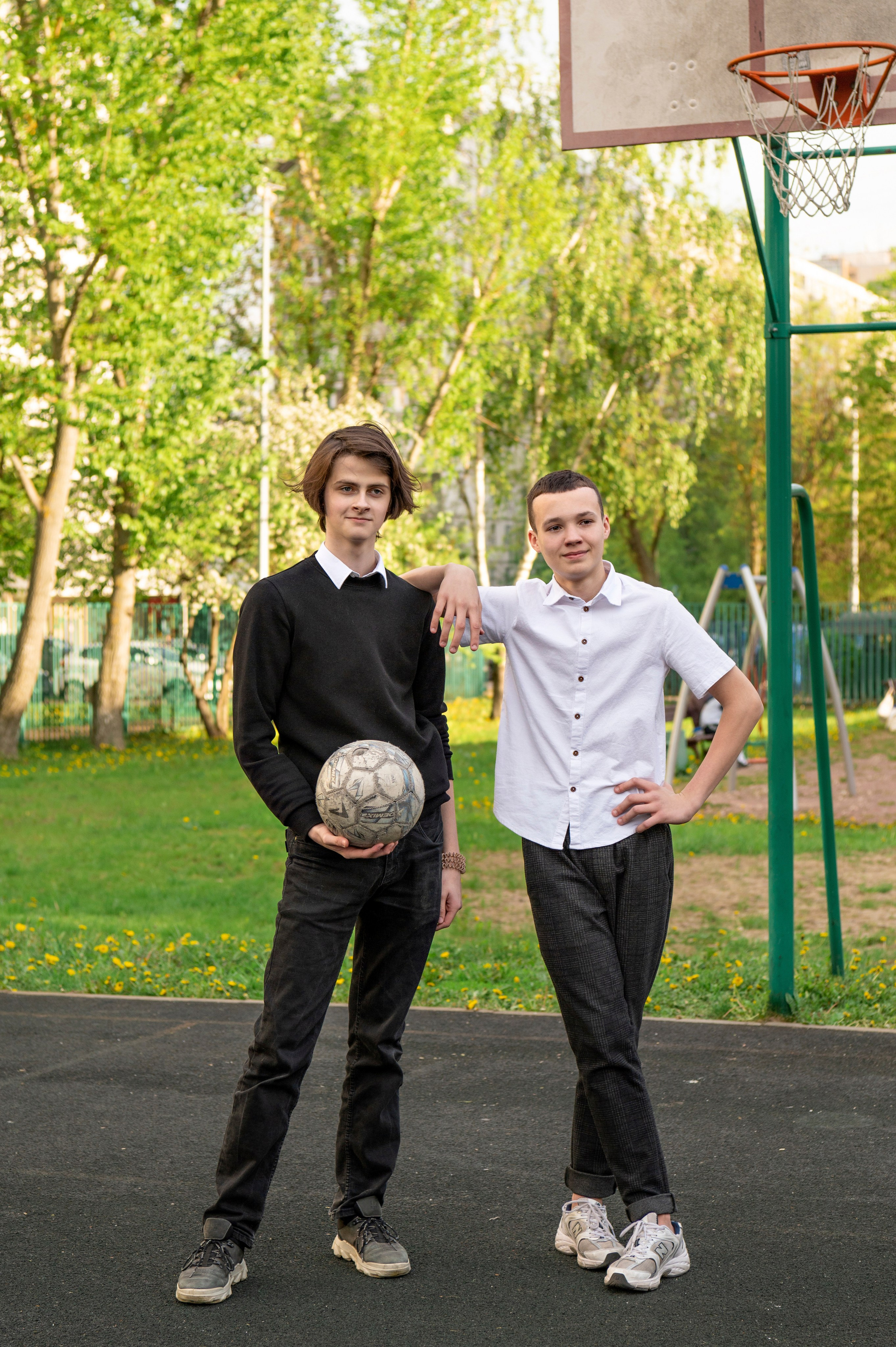 Весенняя фотосессия Школа 953. Детский и семейный фотограф г. Москва Оксана Катаджи