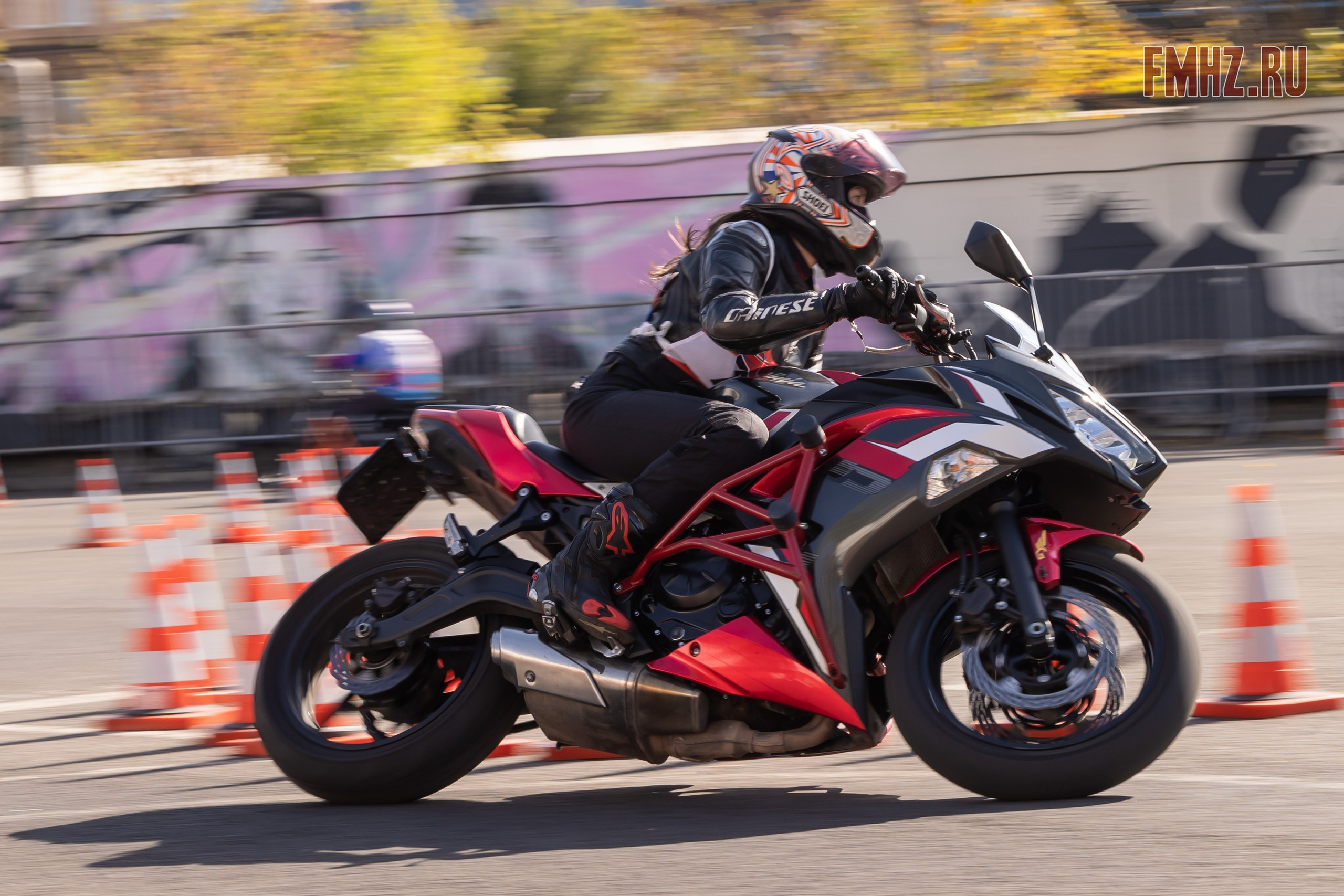 Соревнования по мотоджимхане на площадке Мосгортранс 15.09.2024. Фотограф Владимир Охрименко