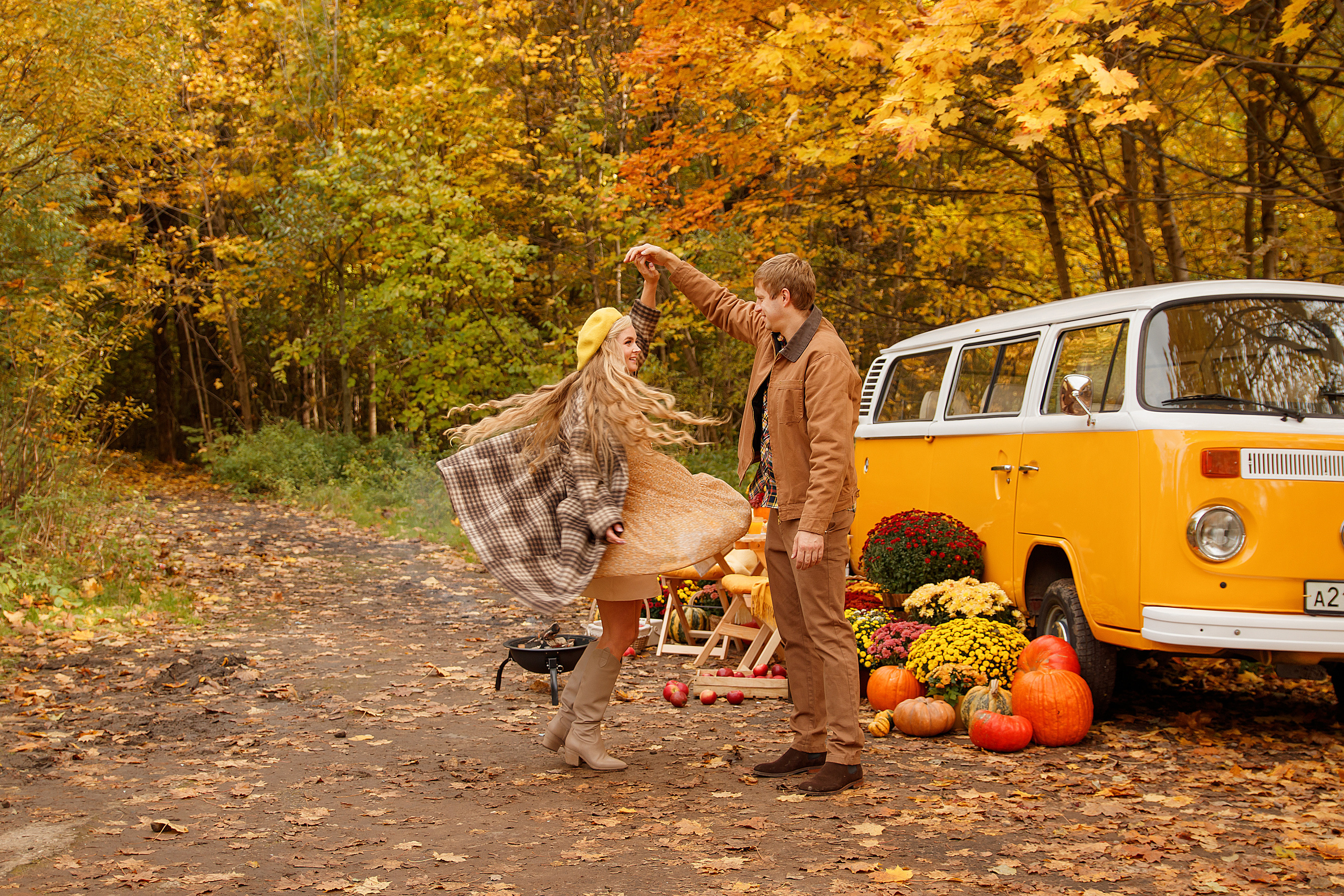 Осенний автобус. Женский и семейный фотограф в Москве и Московской области Наталья Минт