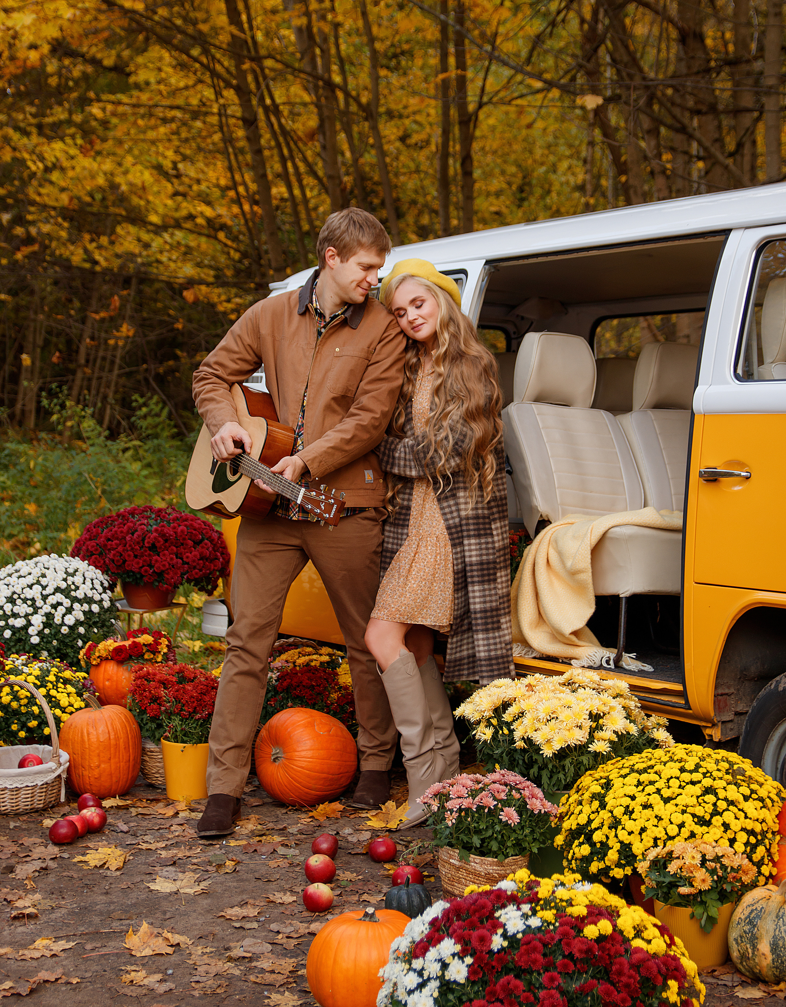 Осенний автобус. Женский и семейный фотограф в Москве и Московской области Наталья Минт