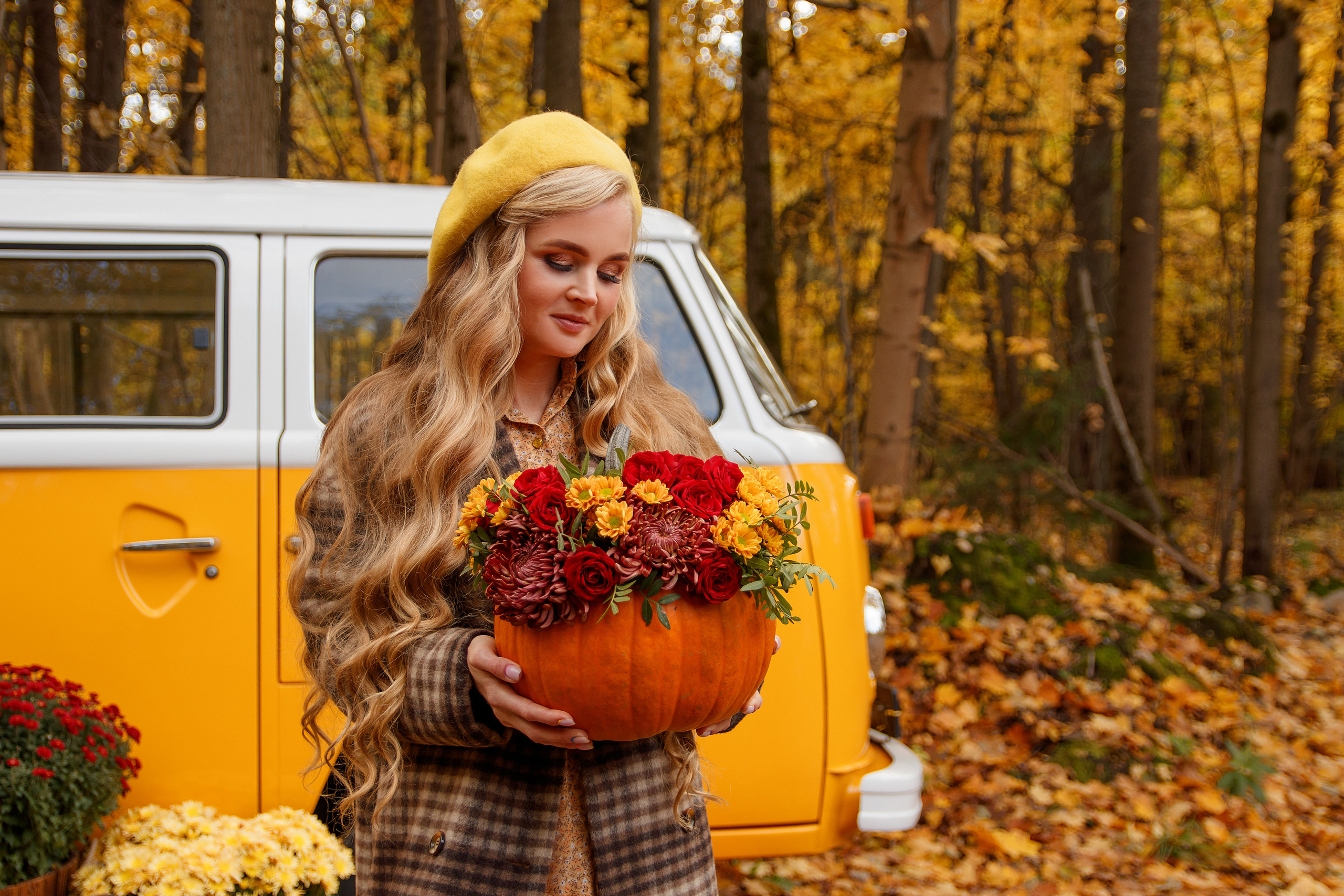 Осенний автобус. Женский и семейный фотограф в Москве и Московской области Наталья Минт