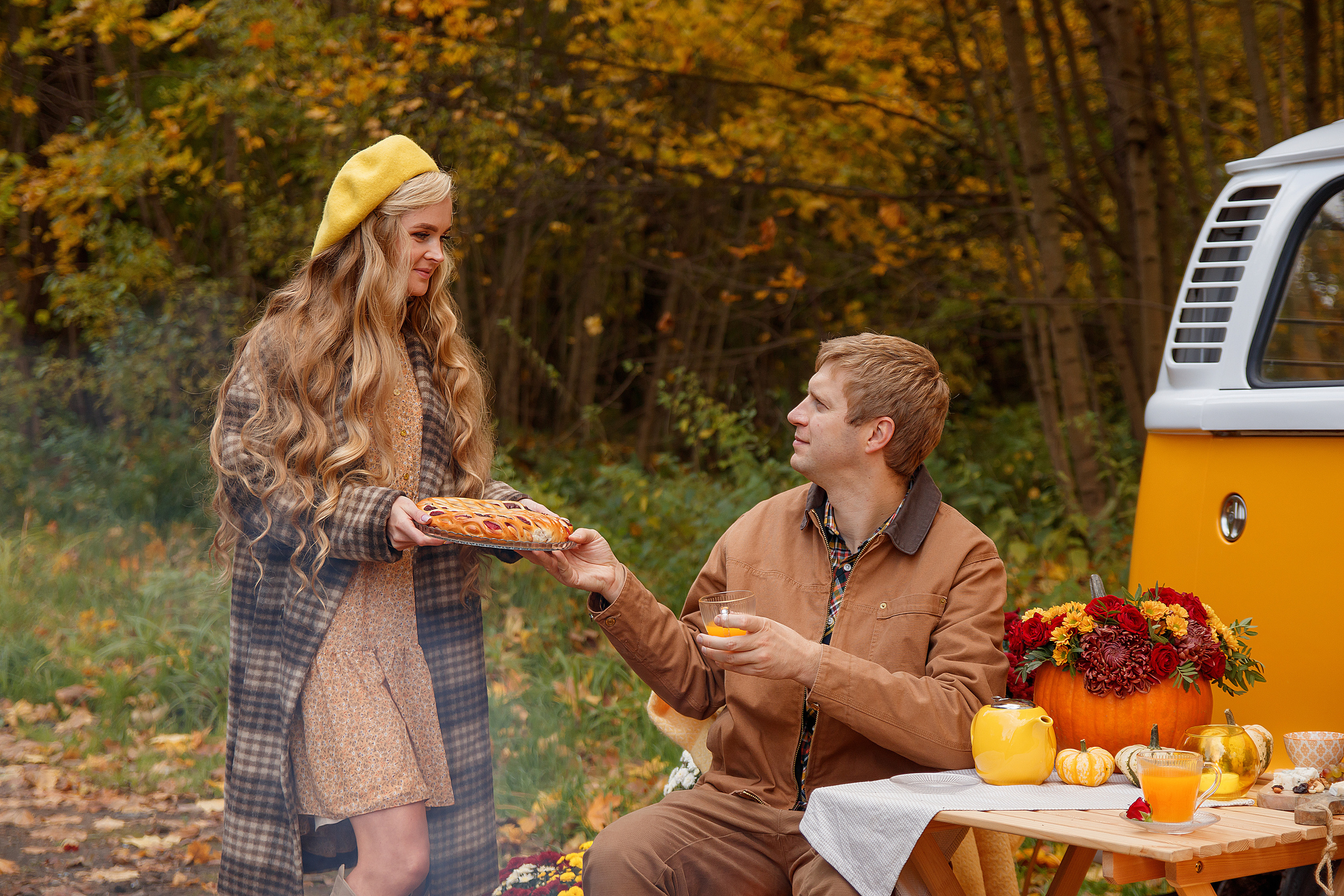 Осенний автобус. Женский и семейный фотограф в Москве и Московской области Наталья Минт