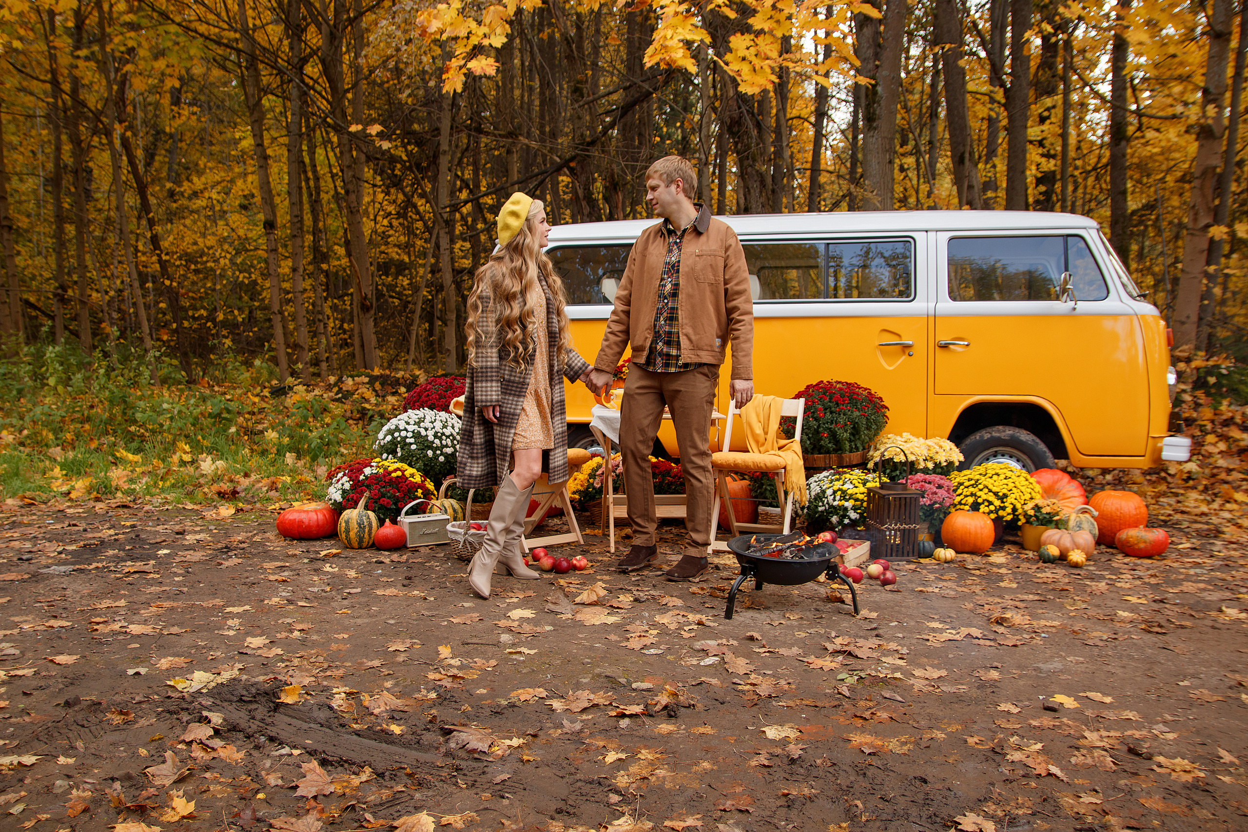 Осенний автобус. Женский и семейный фотограф в Москве и Московской области Наталья Минт