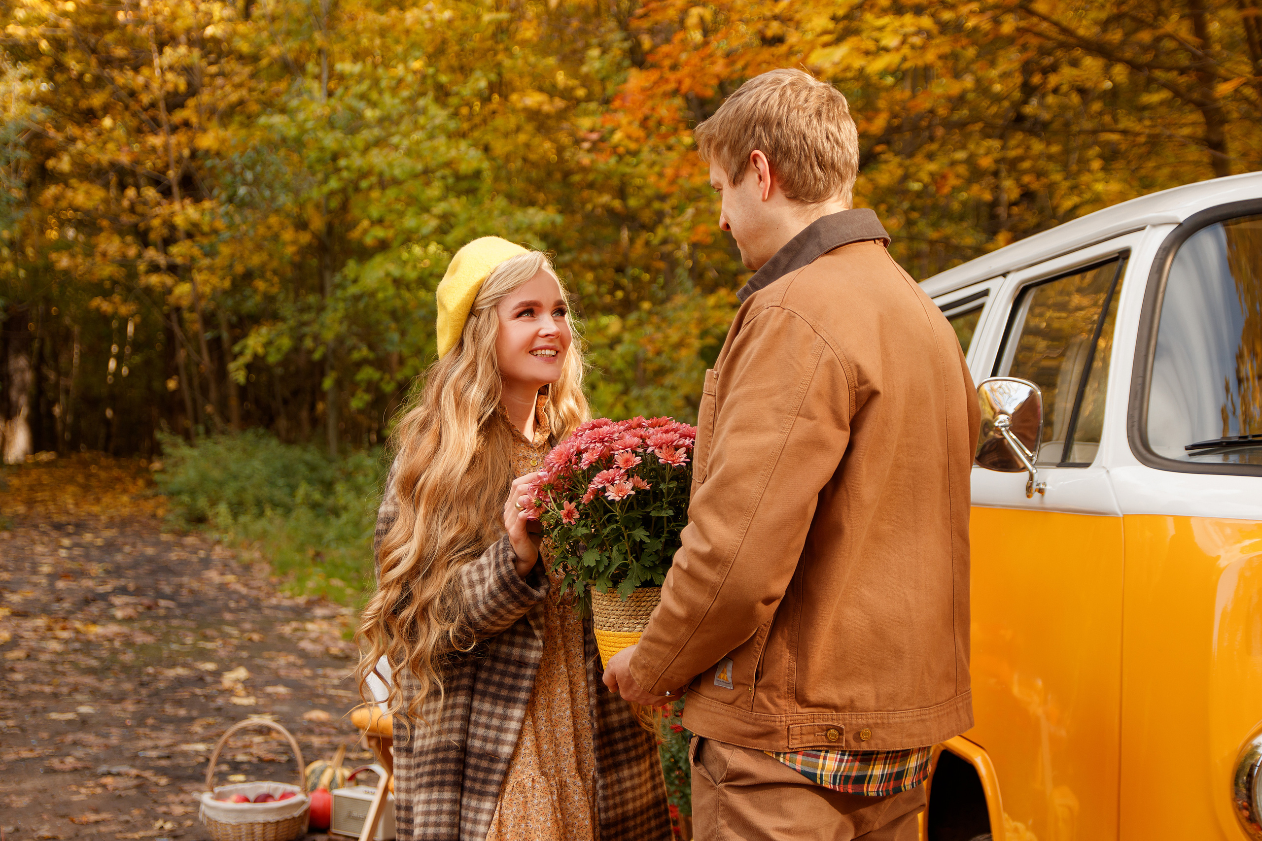Осенний автобус. Женский и семейный фотограф в Москве и Московской области Наталья Минт