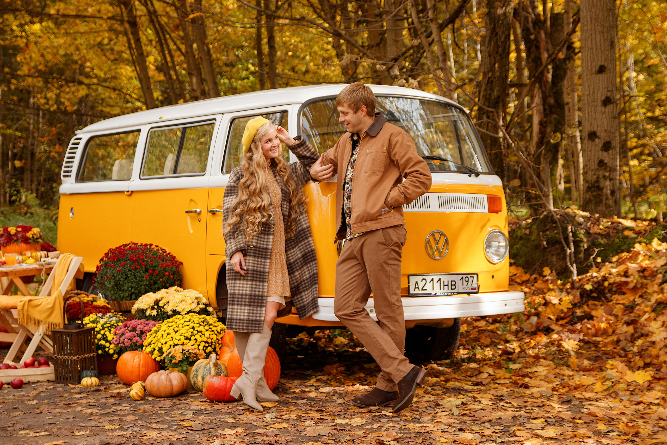 Осенний автобус. Женский и семейный фотограф в Москве и Московской области Наталья Минт