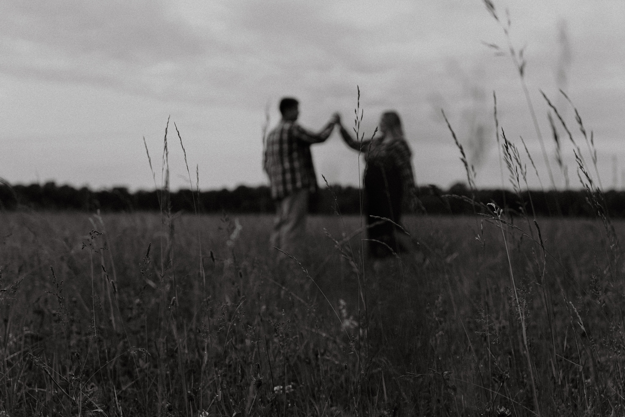 Парная съемка на природе