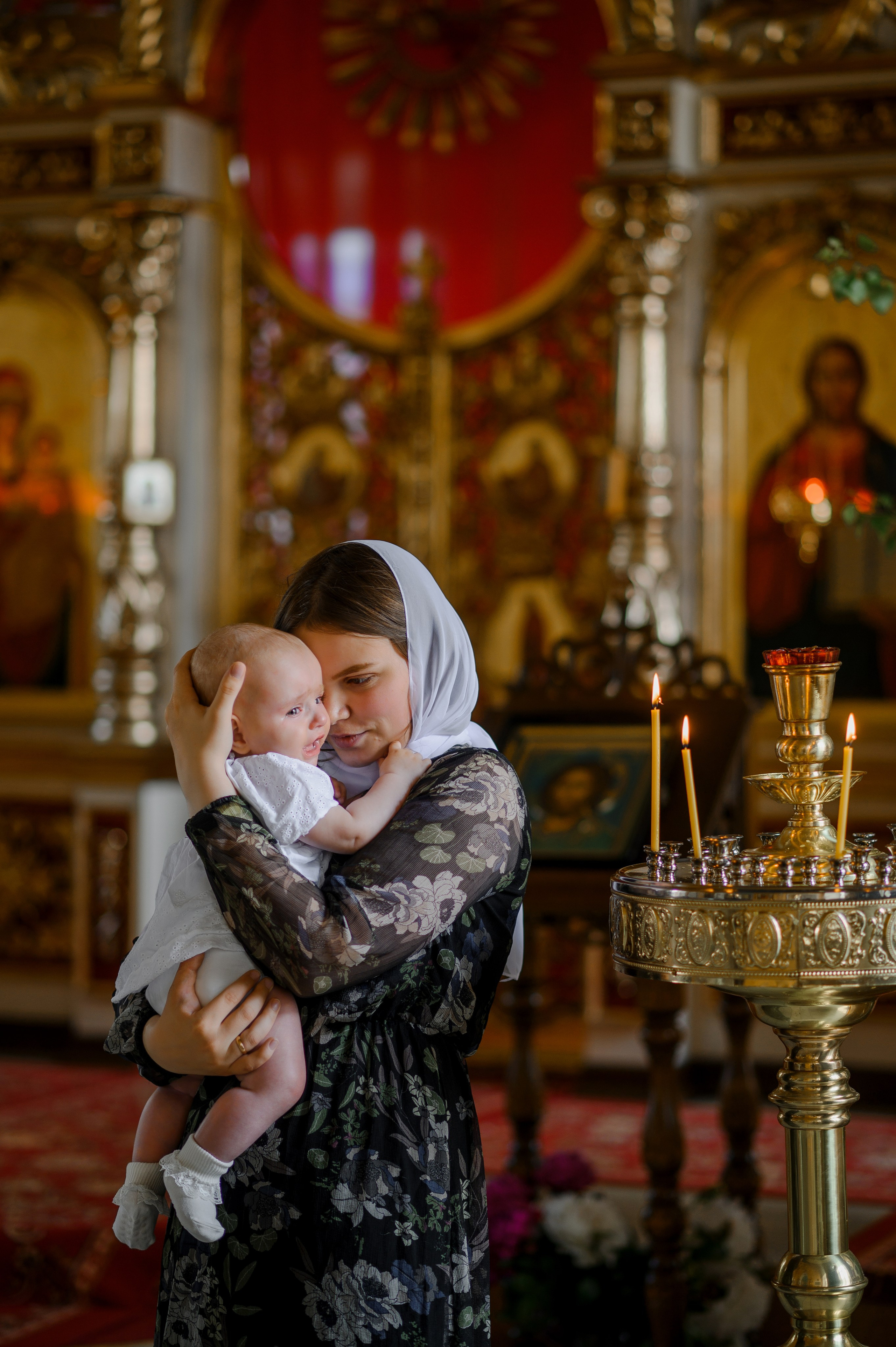 Крещение Леры. Храм святителя Николая Чудотворца (Терновка). Свадебный и семейный Фотограф в Пензе Татьяна Лапоногова