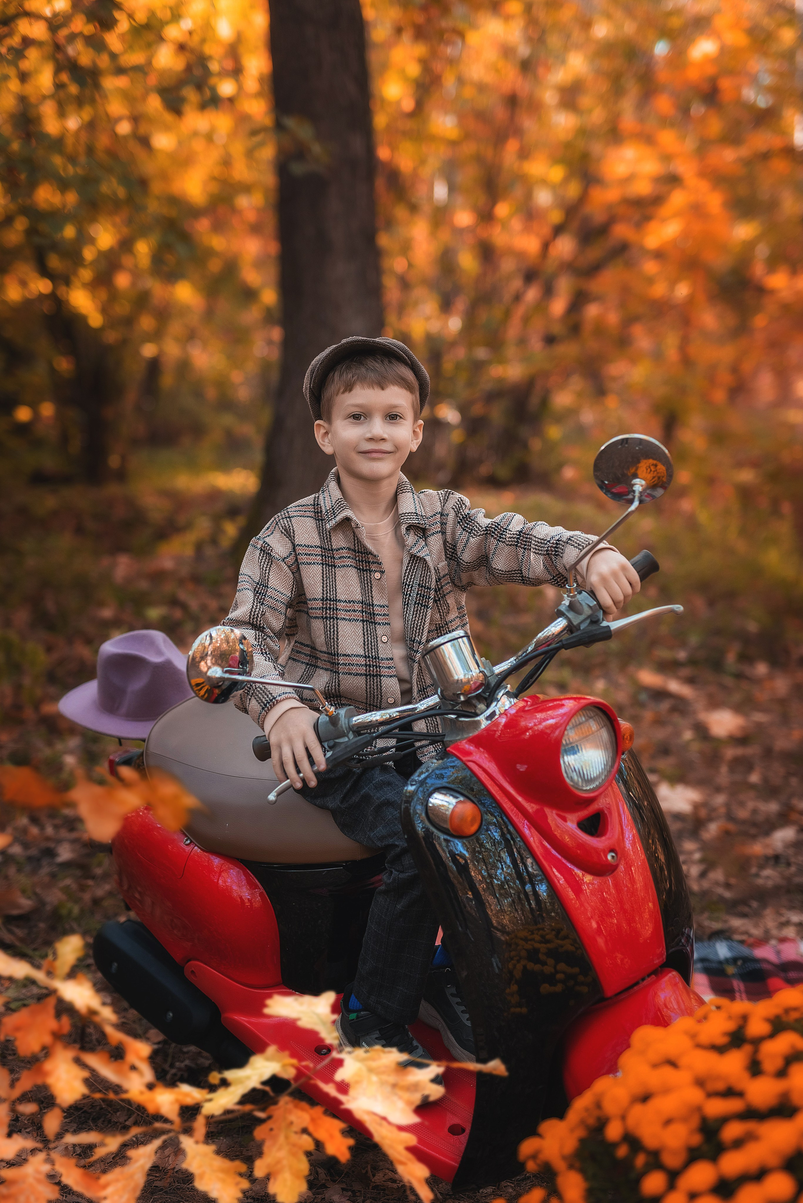 Осенняя фотосессия в лесу. Семейный, детский фотограф в Воронеже Анна Никитина