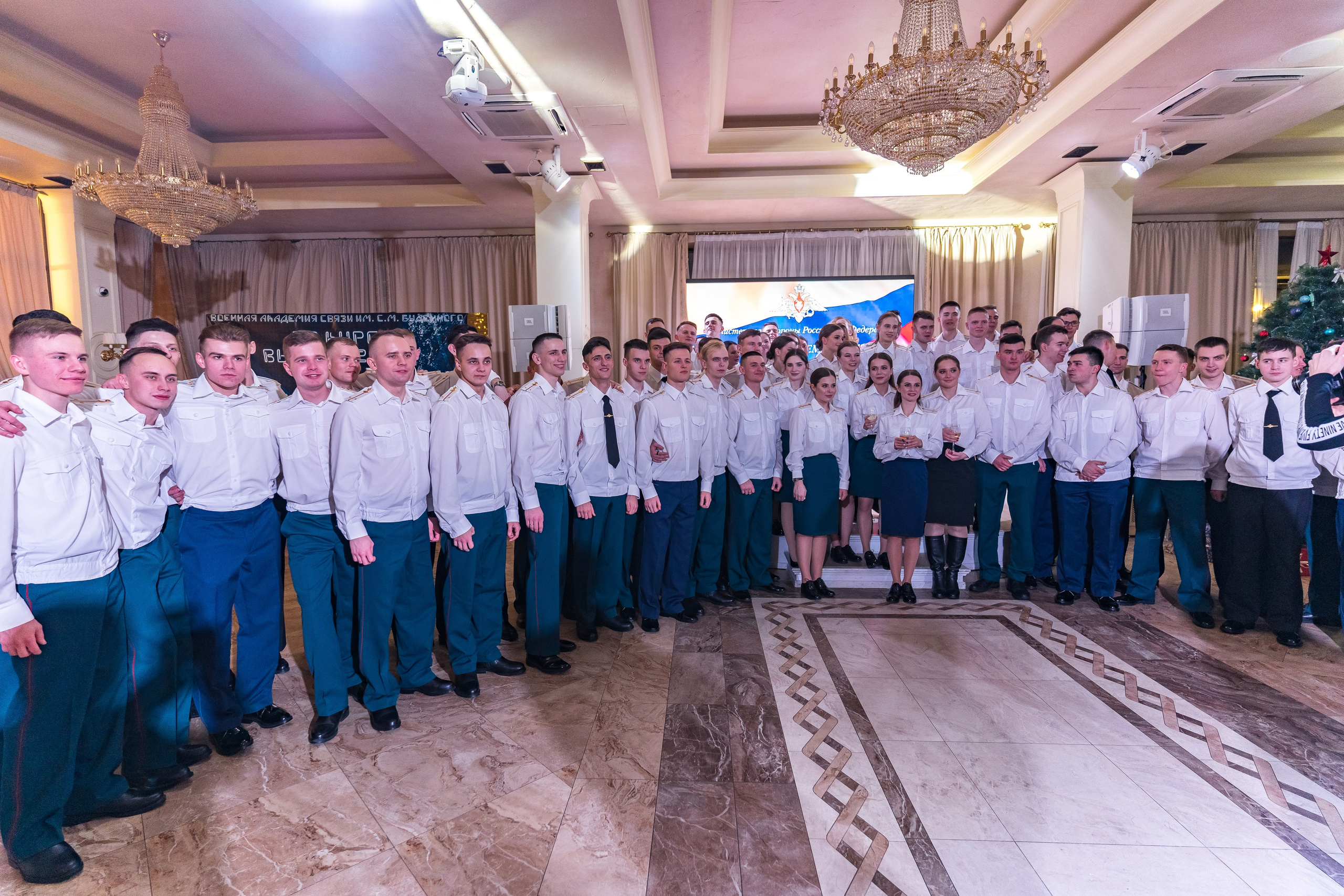 Фотосъемка выпуска военной академии и вручение дипломов