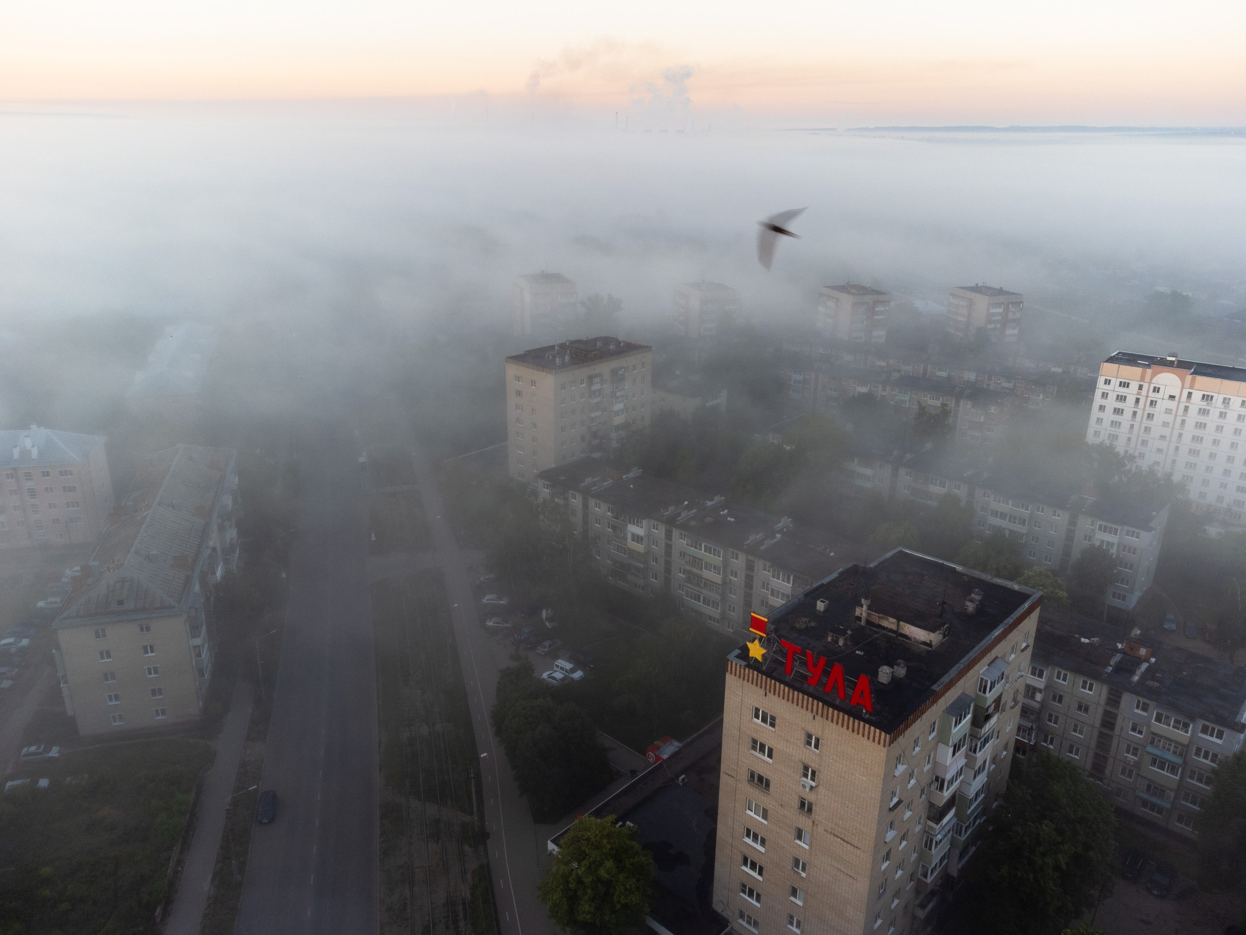 Пролетарский район в тумане. Фотограф и видеооператор в Туле | Даниил Рыбак