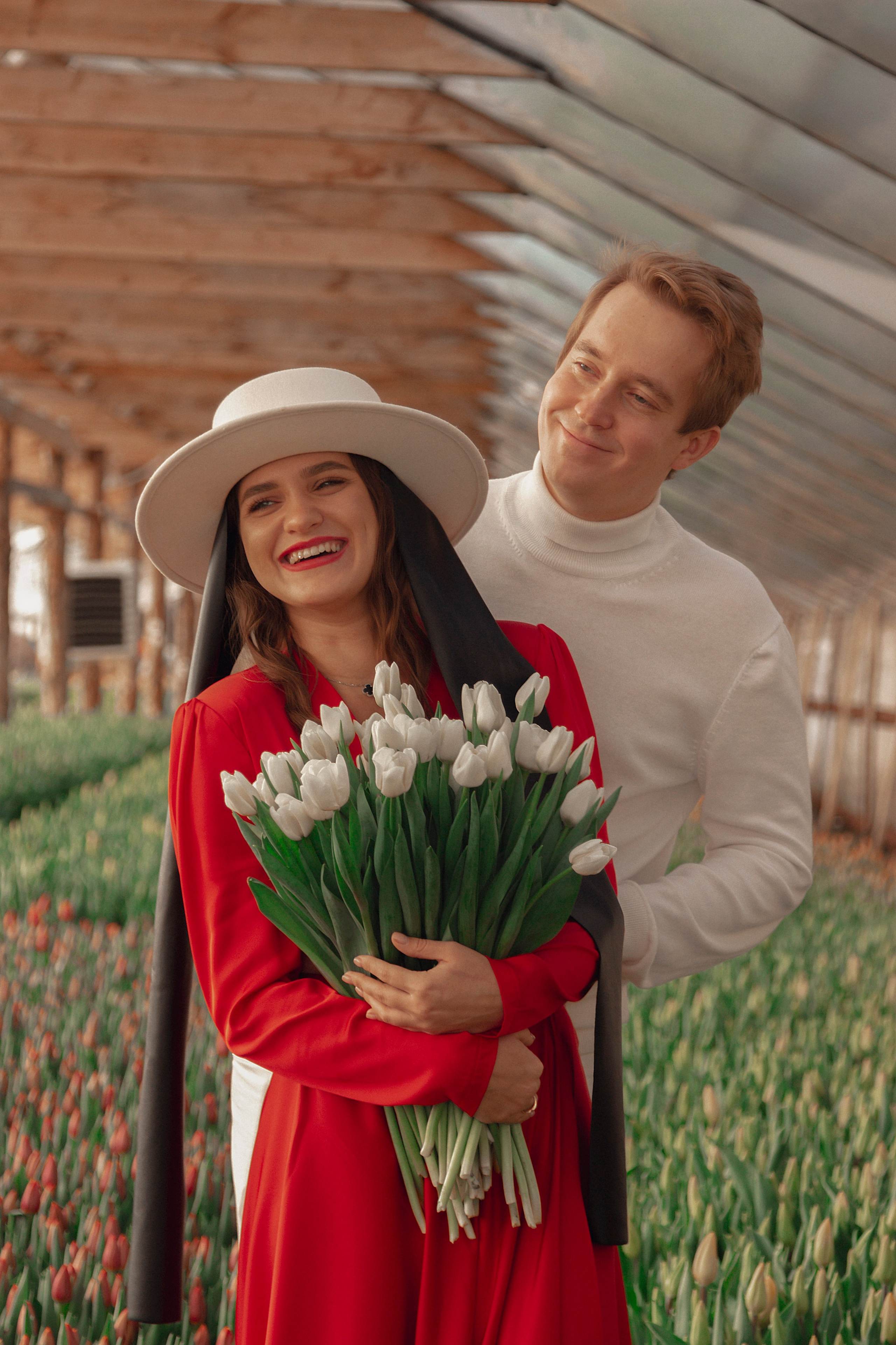 Фотодень в теплице с тюльпанами. Фотограф Ольга Бобб Нижний Новгород