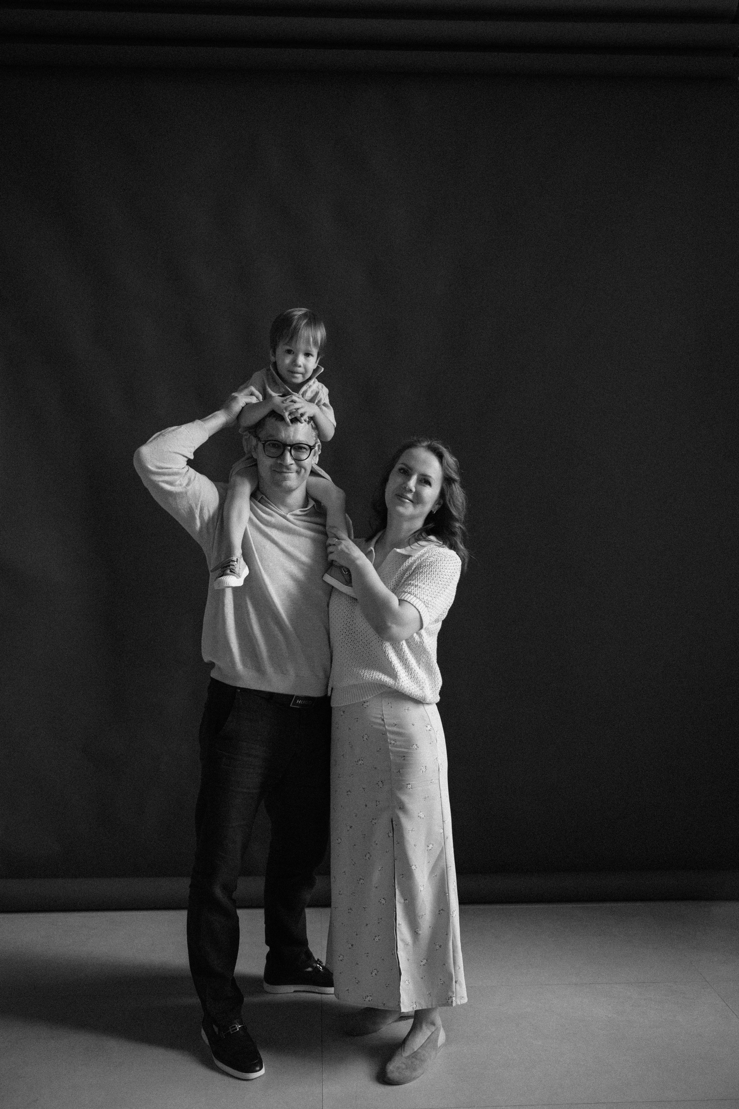 Семейная серия: Миша, Оля и Георгий. Анна Пушина, фотограф, Москва, Королев, Пушкино
