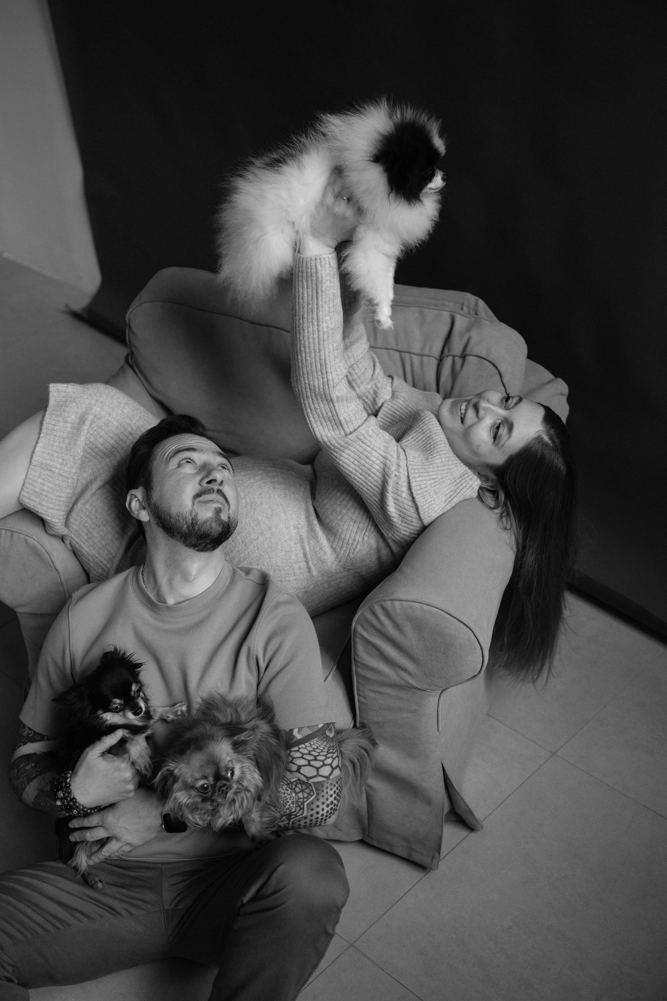 Юля, Дима, Рокси, Хлоя и Герда. Анна Пушина, фотограф, Москва, Королев, Пушкино