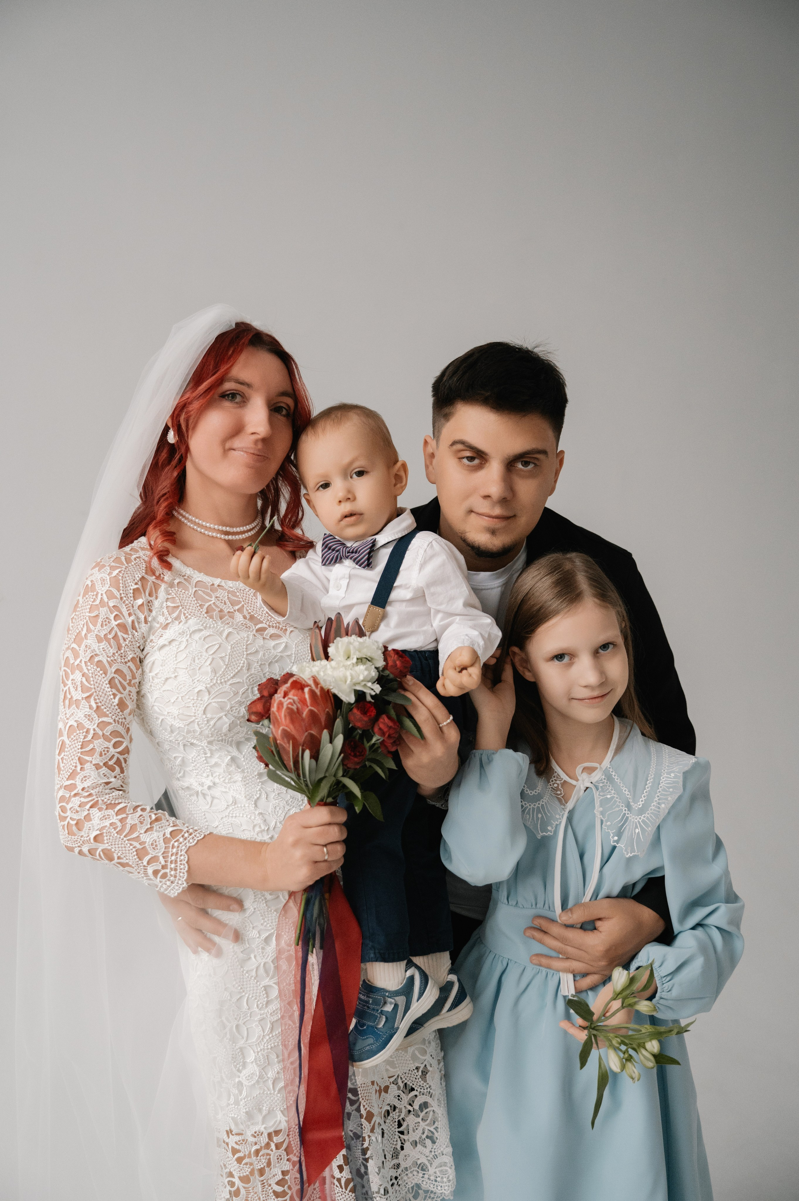 Семейная серия: Рома, Оля, Варя и Миша. Анна Пушина, фотограф, Москва, Королев, Пушкино
