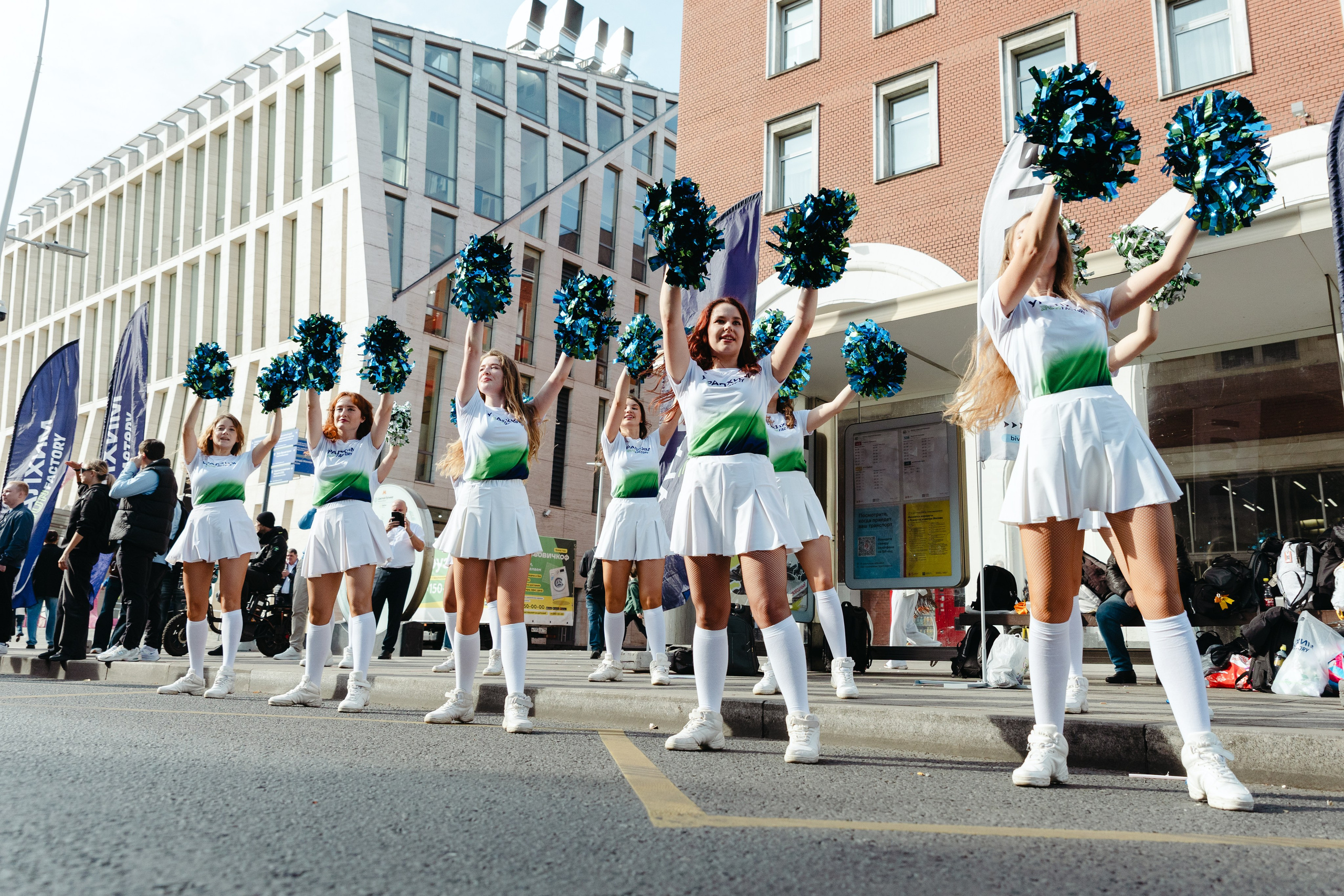 УRF на Московском Марафоне. Фотограф Иван Косарев