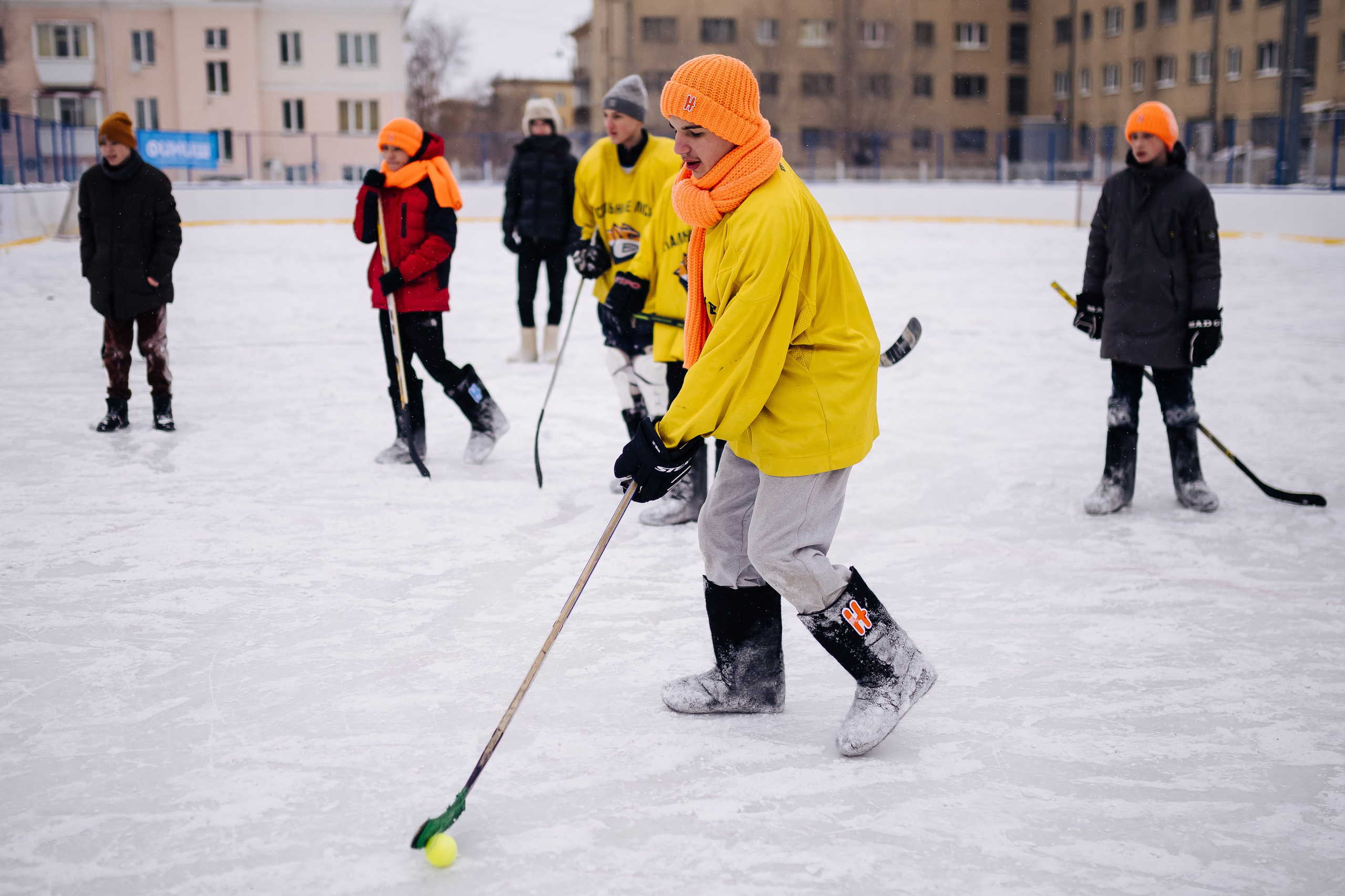 Хоккей на валенках // 22.02.25. Денис Прохоров Фотограф в г. Магнитогорск